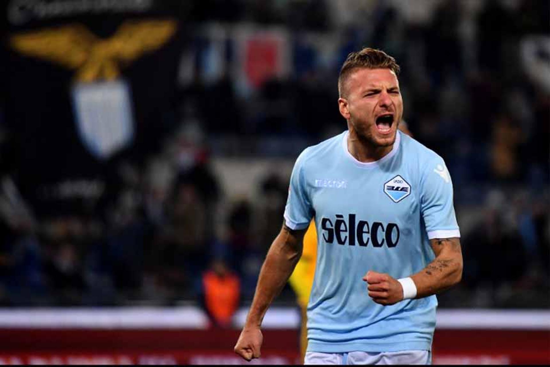 A Lazio tem em Ciro Immobile, artilheiro do Campeonato Italiano com 22 gols, um de seus destaques