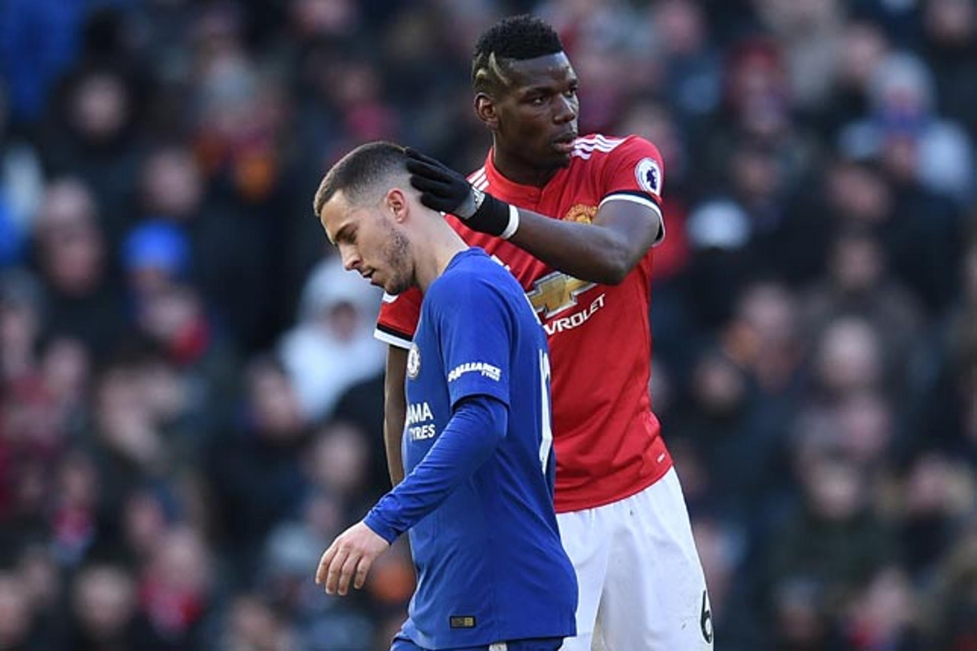 Hazard e Pogba - Manchester United x Chelsea