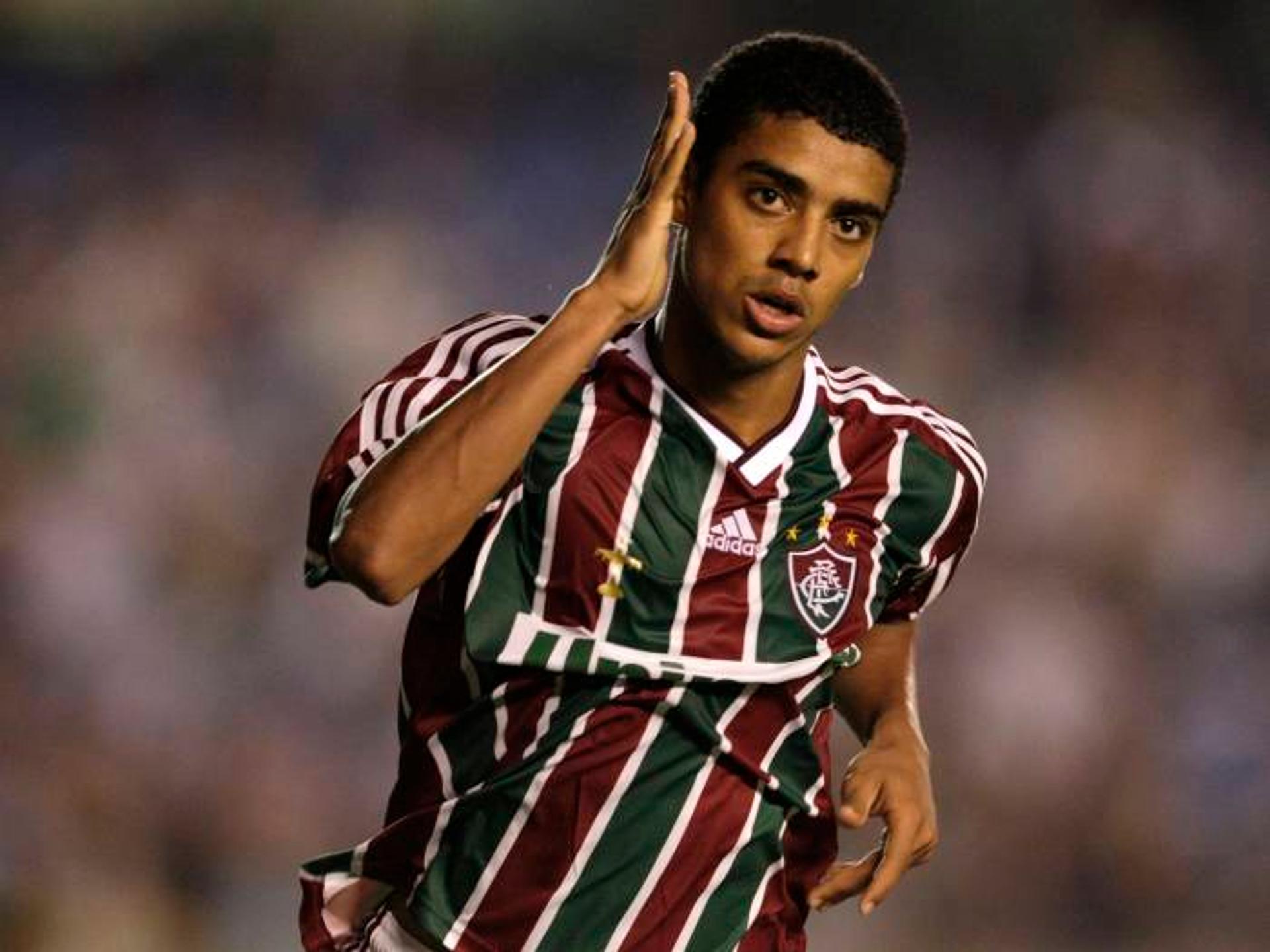 Alan pelo Fluminense, em 2009, quando atuou com Fred