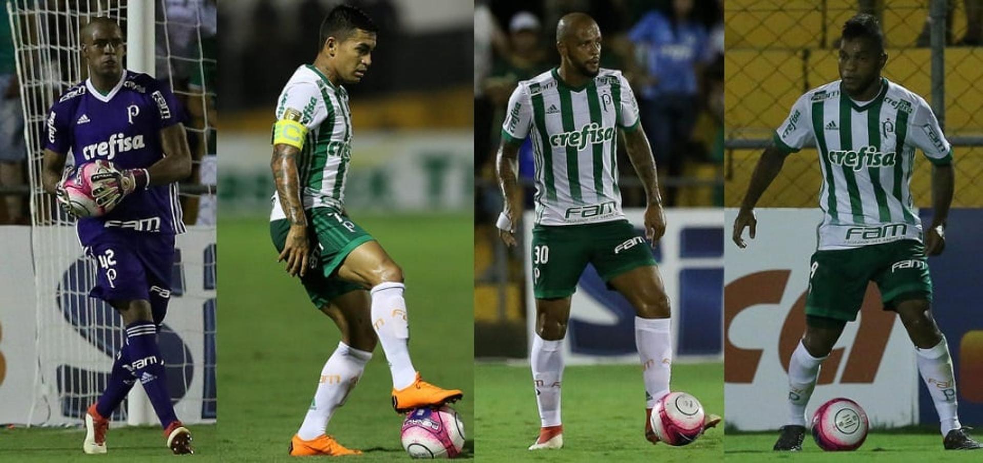 Jailson, Dudu e Felipe Melo podem ser suspensos. Borja é desfalque certo