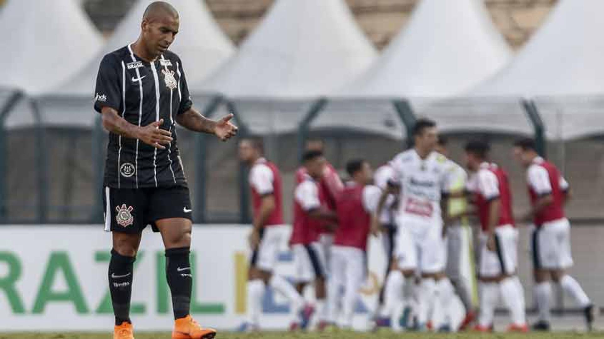 Emerson Sheik na derrota do Corinthians para o Bragantino