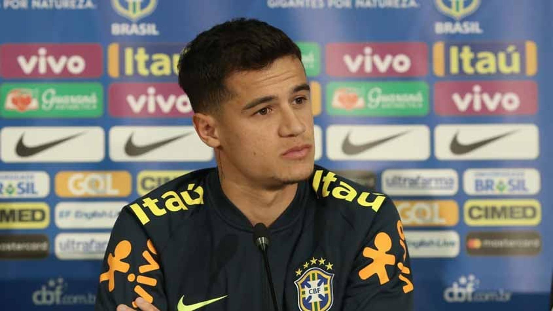 Coletiva Seleção Brasileira - Philippe Coutinho