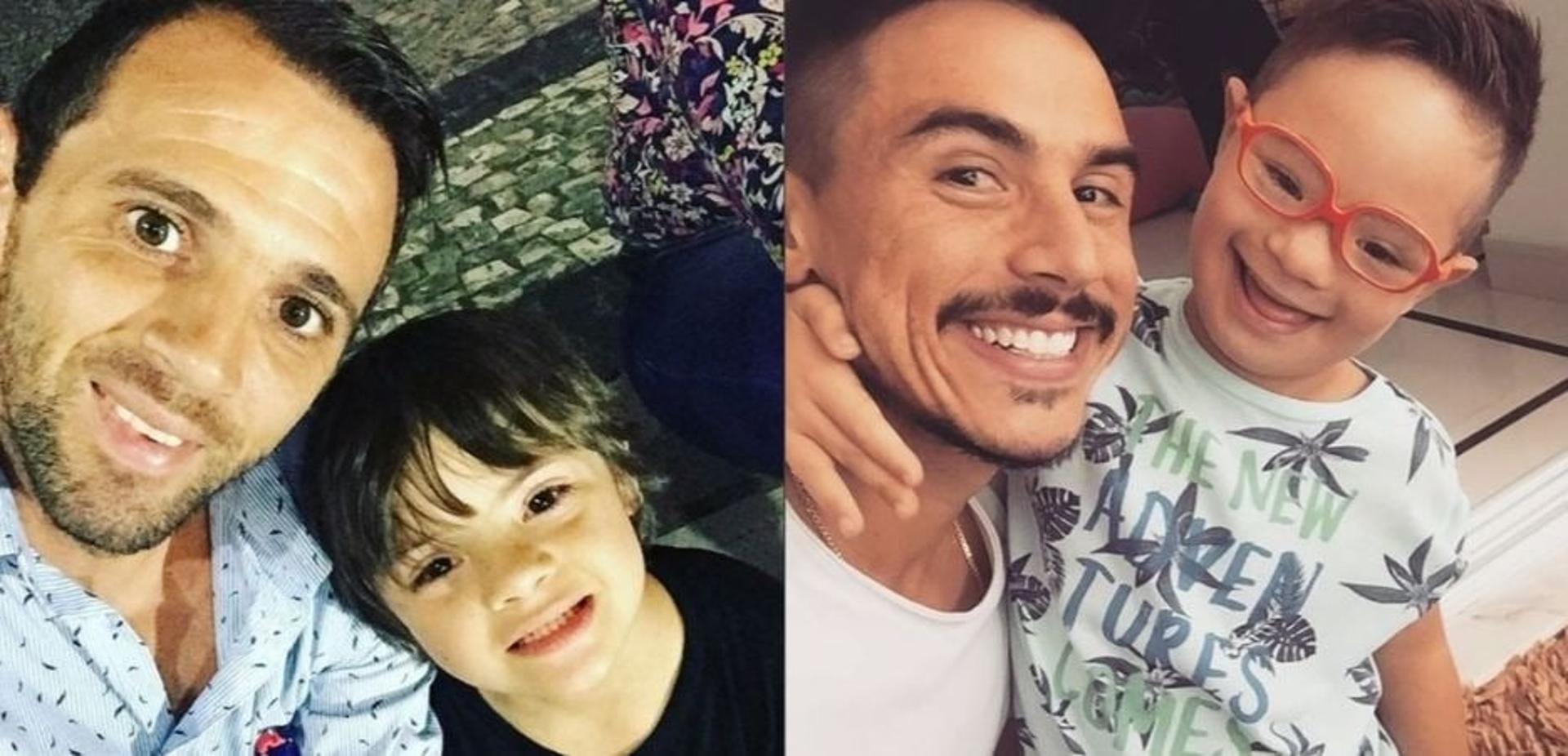 Montillo e Willian fazem homenagem para os filhos nas redes sociais