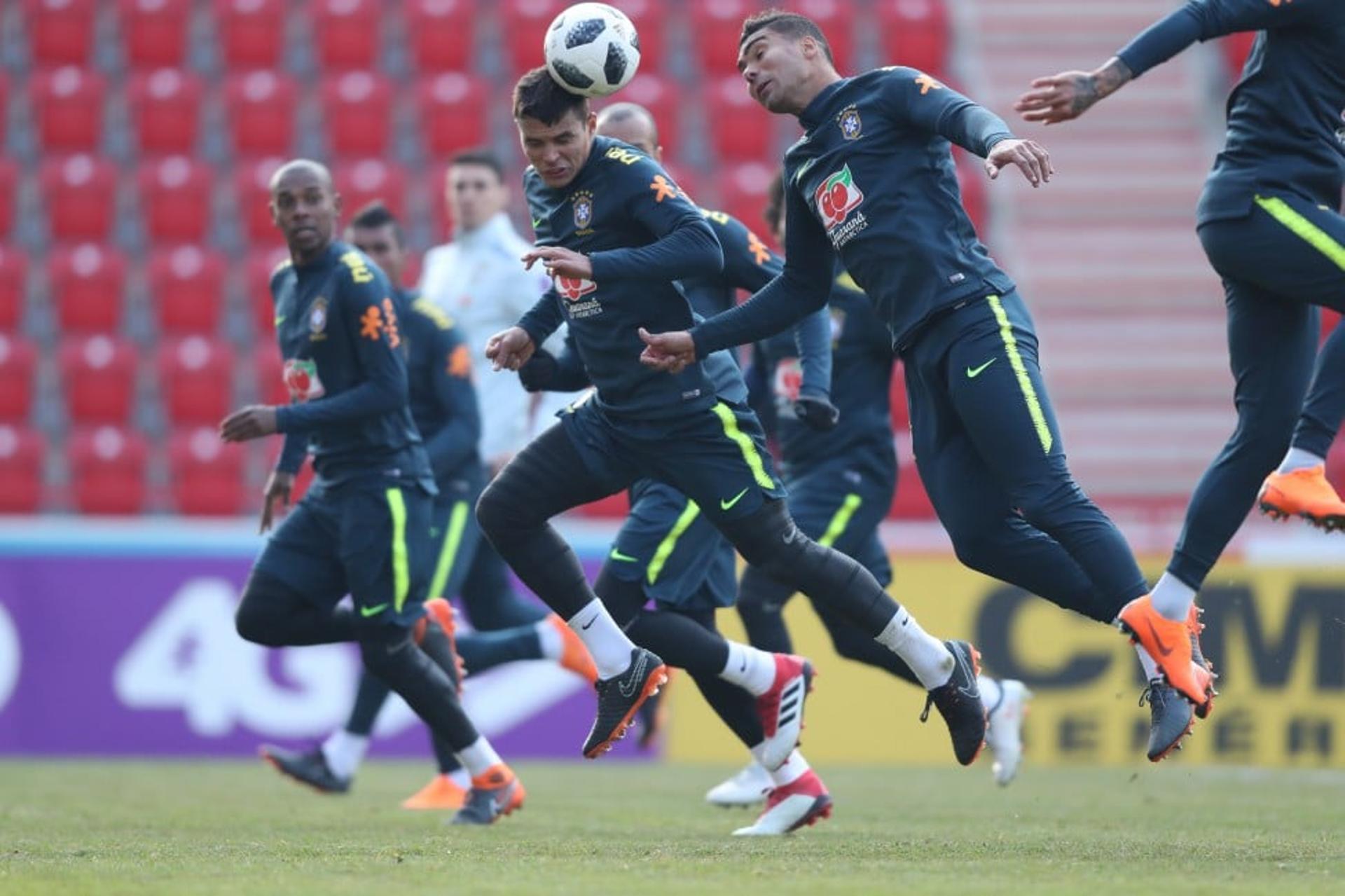 Treino da Seleção Brasileira em Berlim