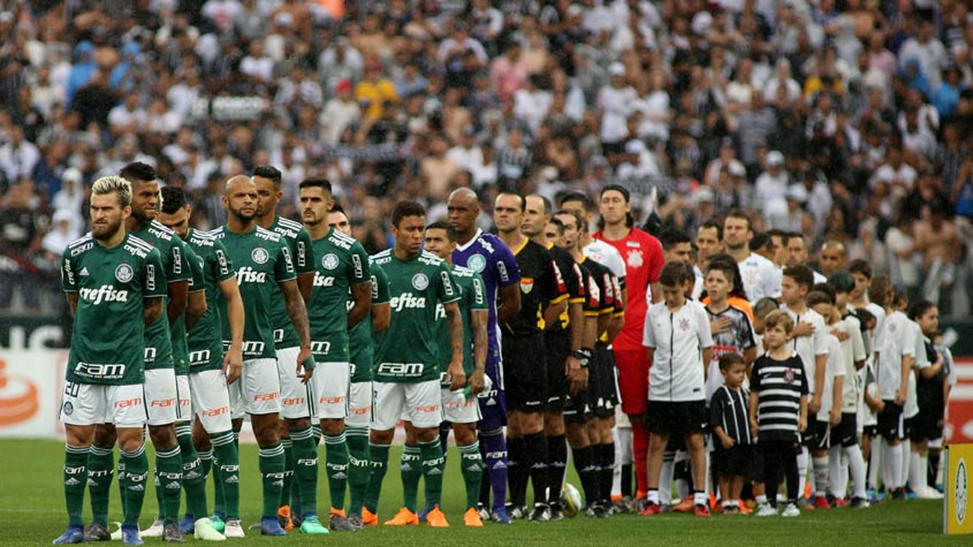 O Dérbi entre Corinthians x Palmeiras, válido pelo primeiro jogo da final do Paulistão, na Arena Corinthians, teve recorde de público pagante e renda neste Paulista.&nbsp;Veja, na ordem, os públicos de todos os clássicos na competição...