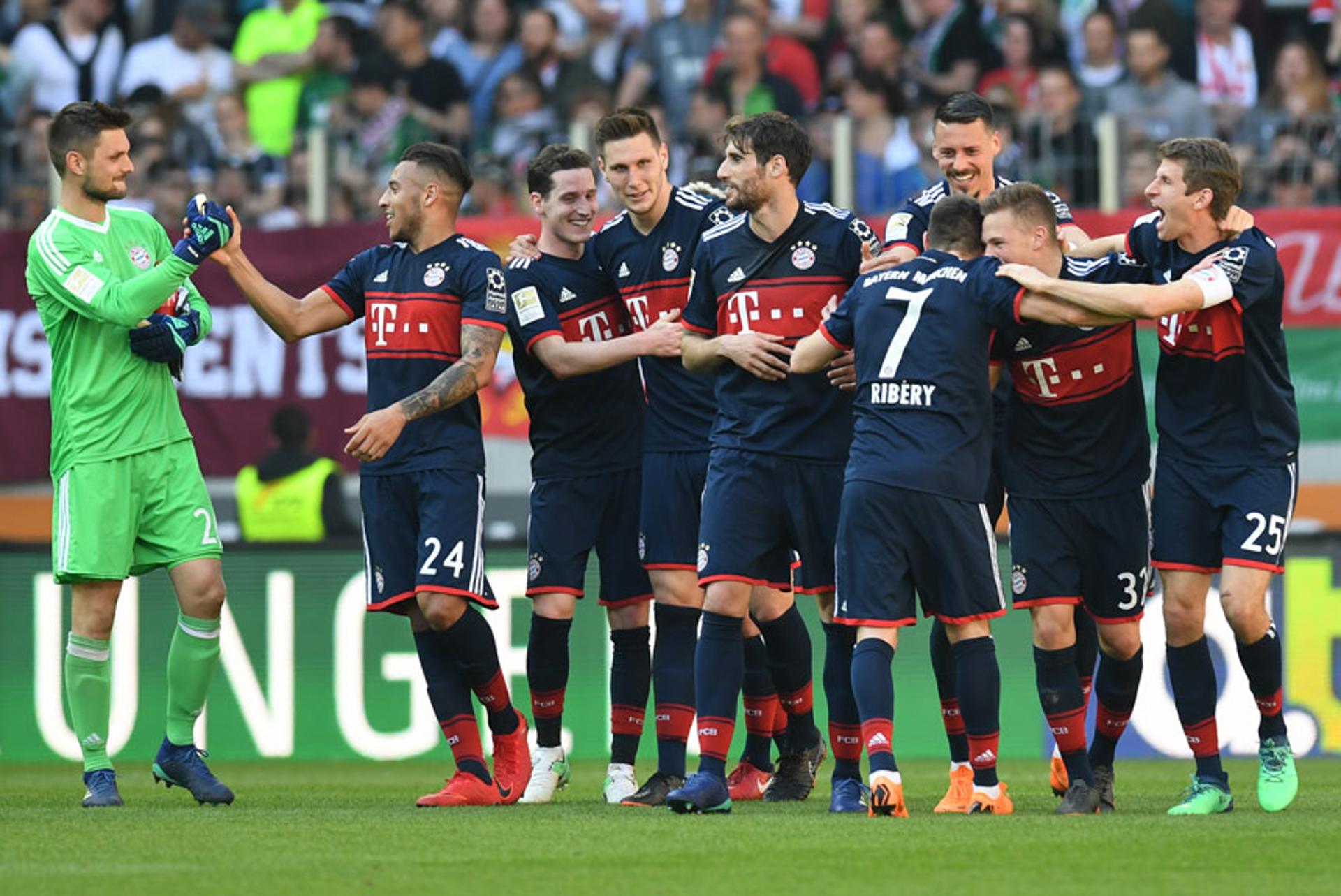 O Bayern de Munique, que confirmou o título da Bundesliga no fim de semana, é o maior campeão alemão com 28 títulos