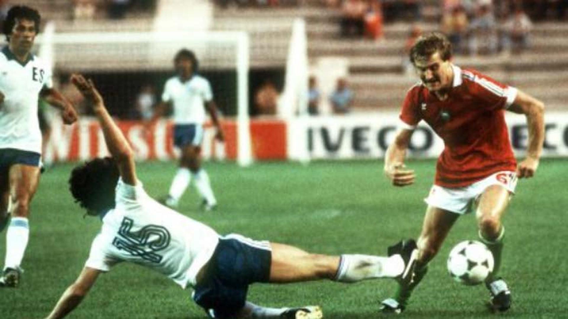 Hungria aplicou a maior goleada da história das Copas - 10 a 1 em El Salvador, no Mundial de 1982