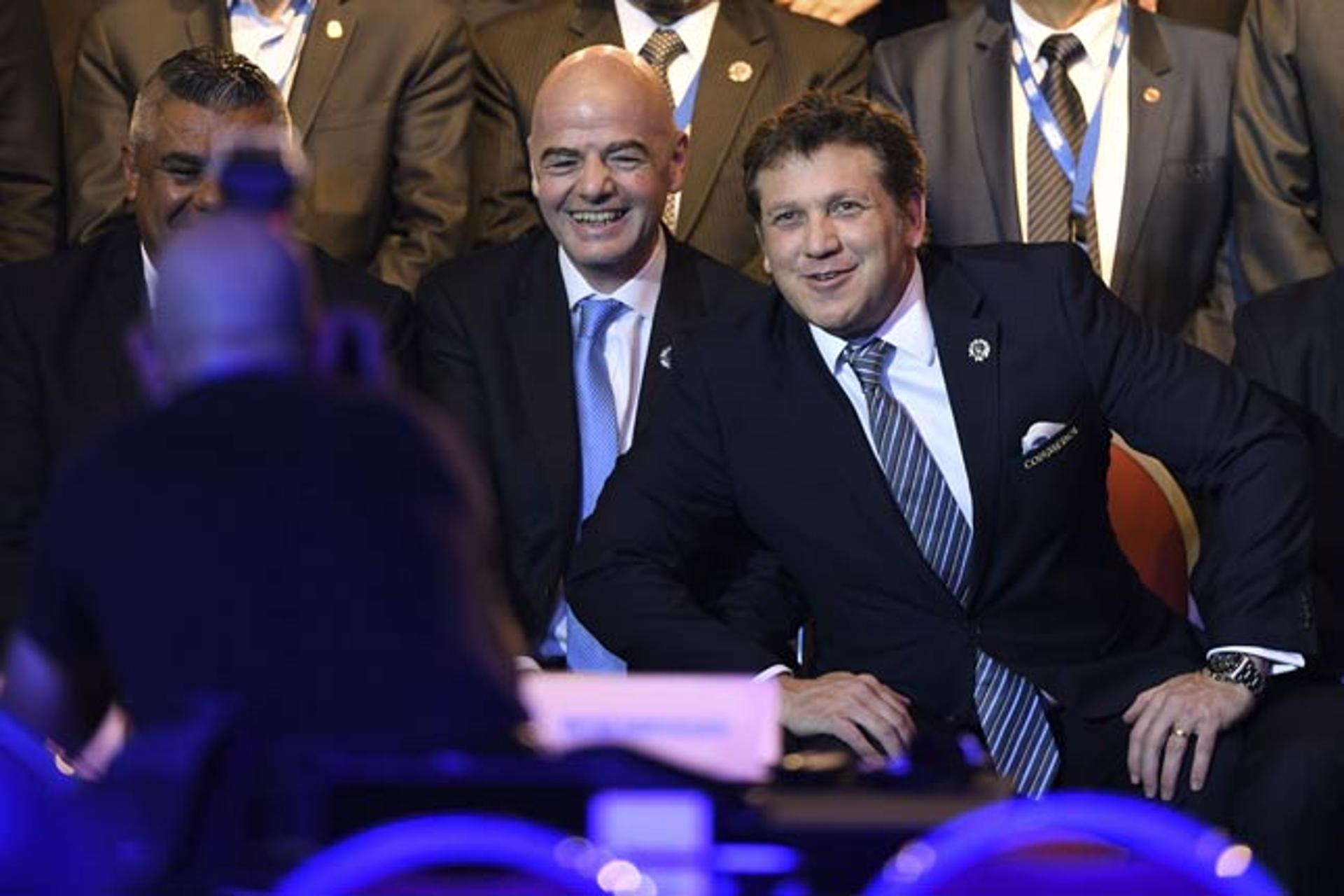 Gianni Infantino e Alejandro Domínguez - 68º Congresso da Conmebol