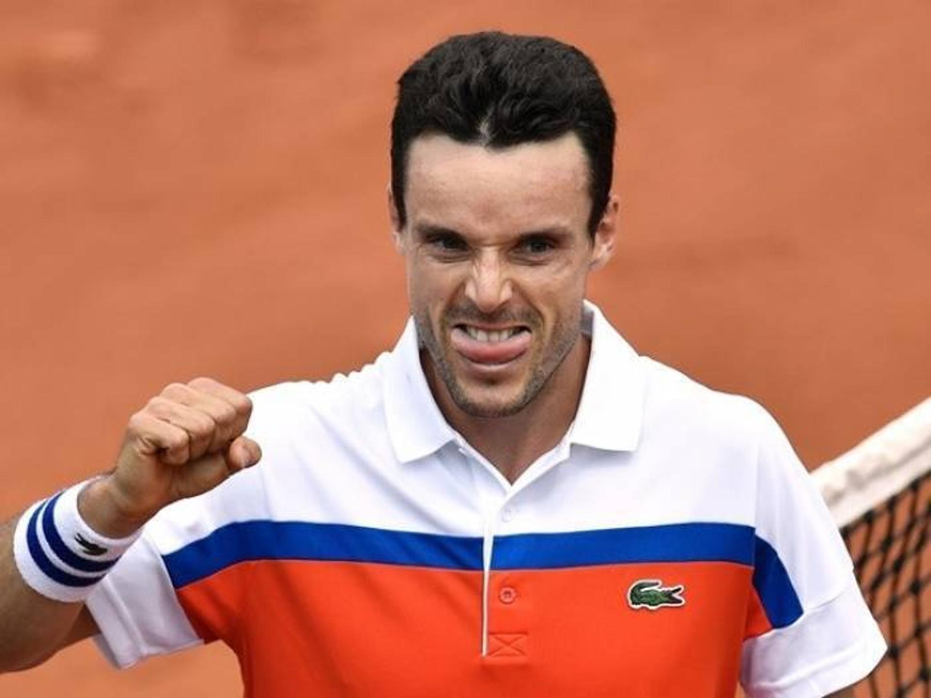 Roberto Bautista Agut celebra vitória