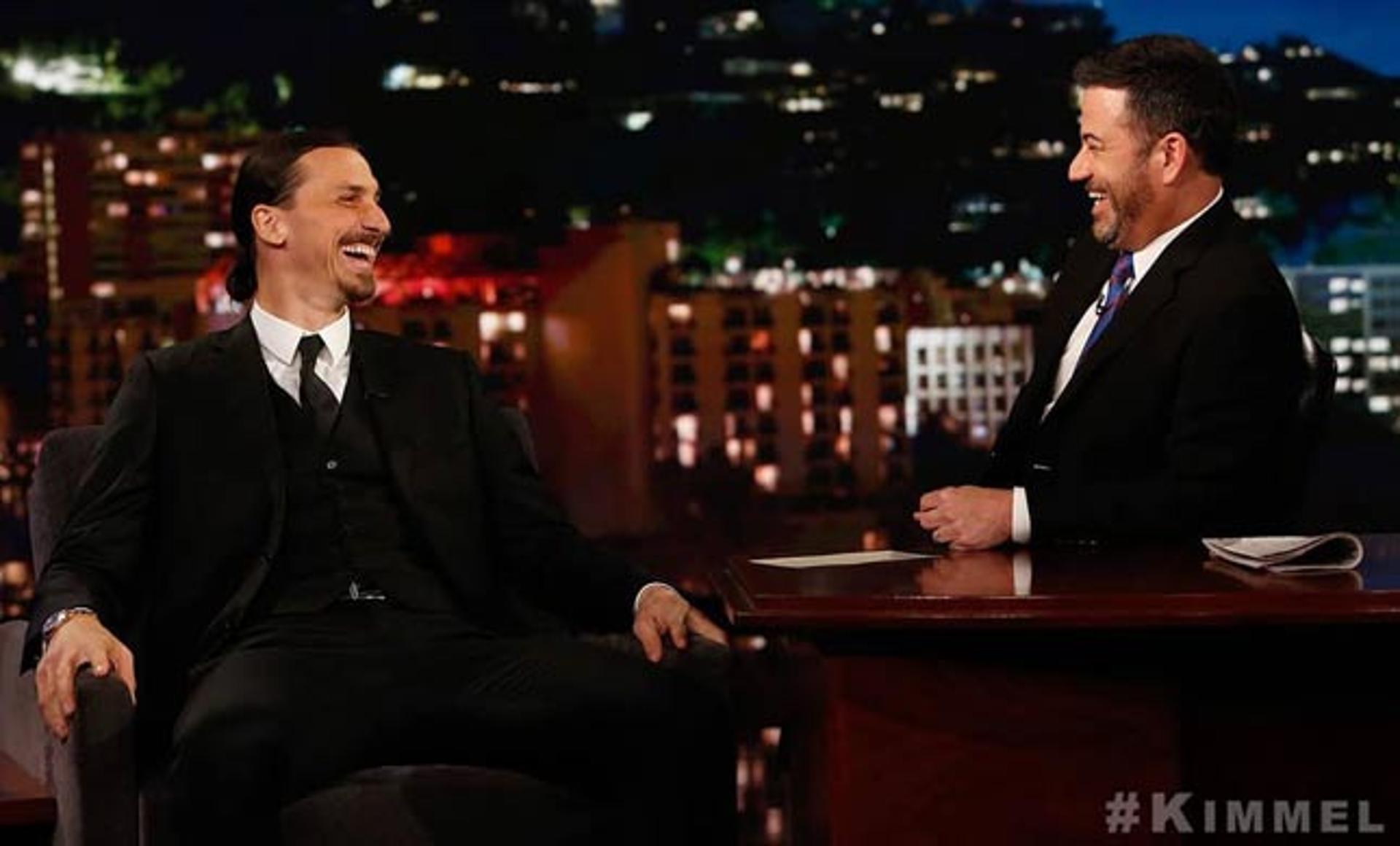 Ibrahimovic no programa Jimmy Kimmel