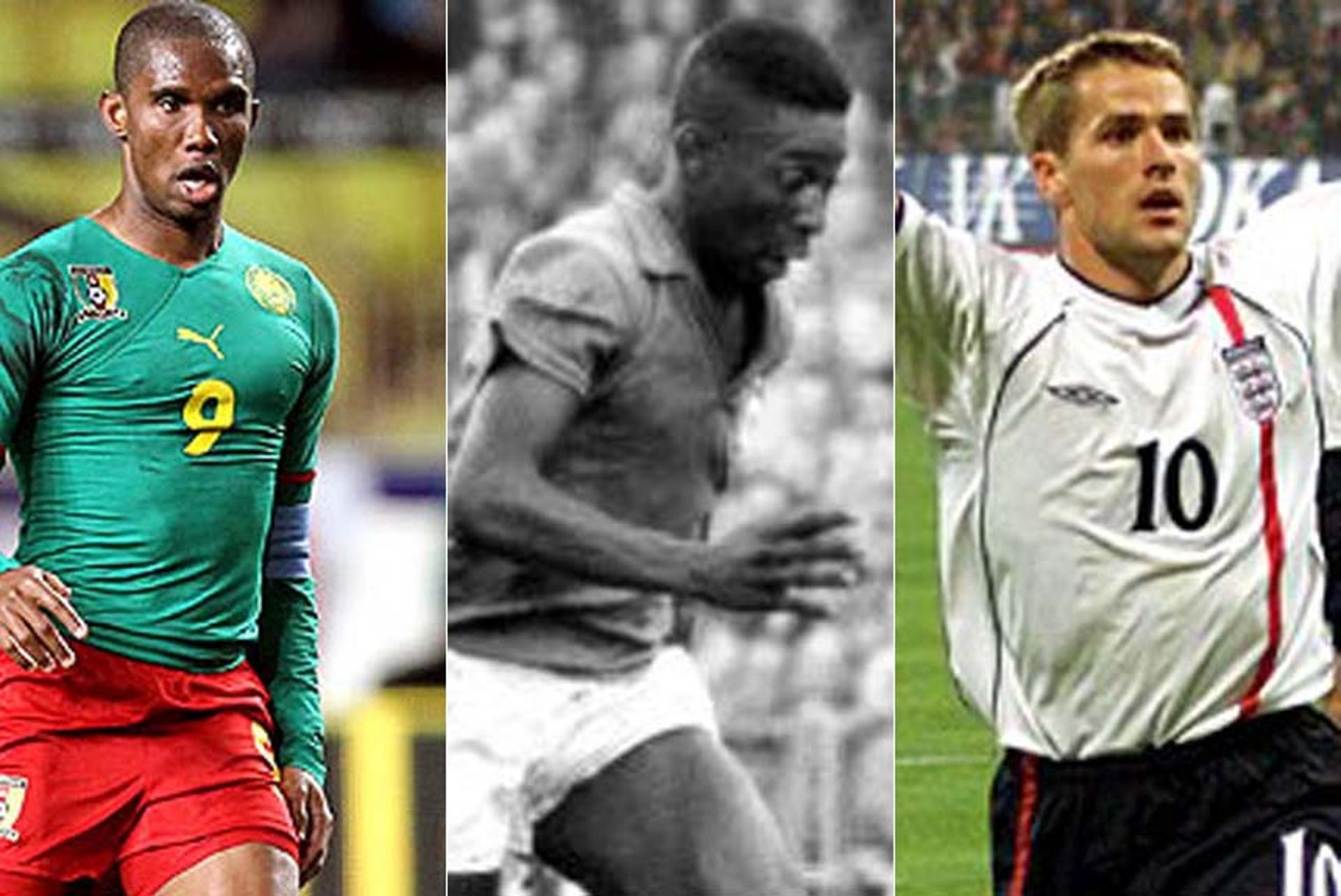 Eto'o, Pelé e Owen figuram entre os jogadores mais jovens a entrarem em campo por suas seleções em uma Copa do Mundo. Confira a lista