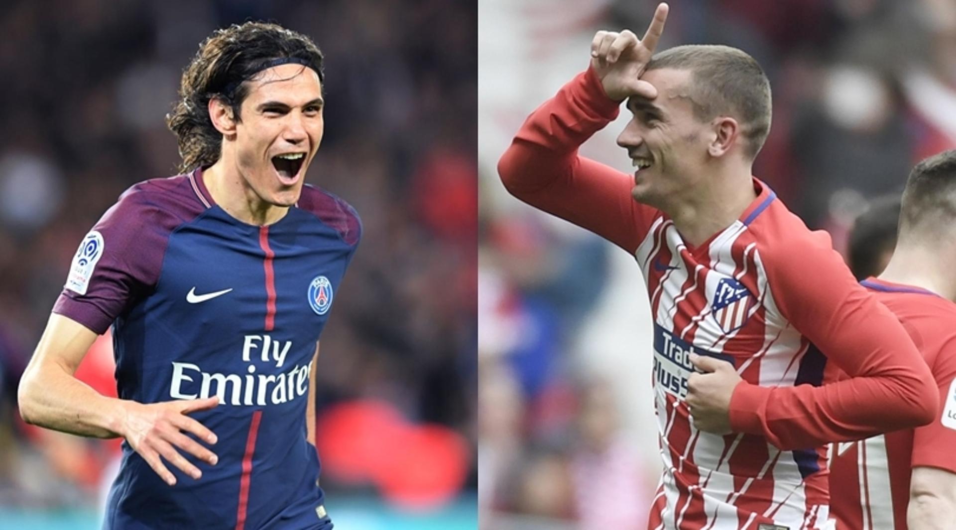 Cavani e Griezmann interessam a Juventus