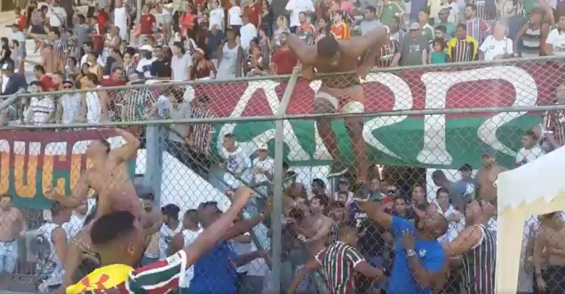 Fluminense x Vasco - confusão