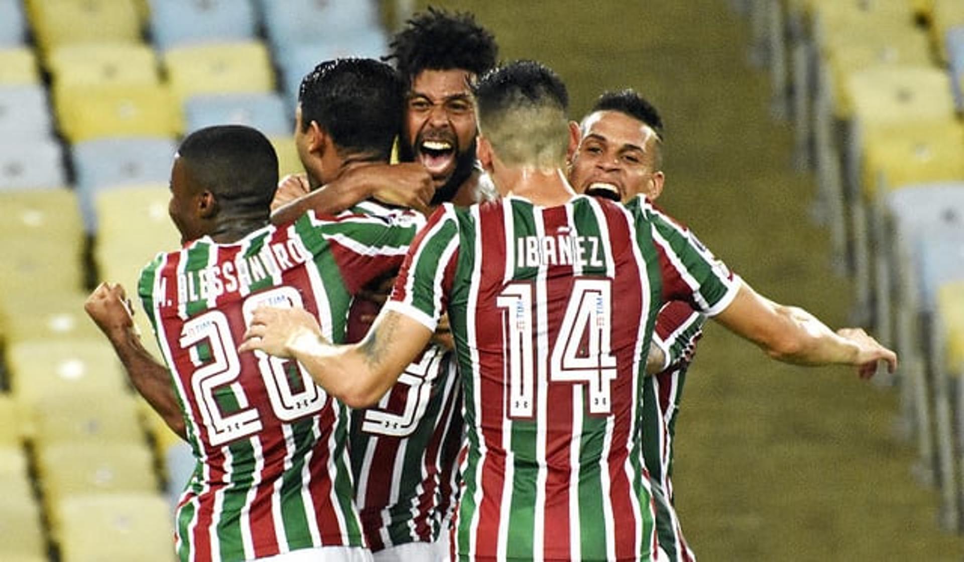 Renato Chaves, Gum, Ibañez, Matheus Alessandro e Richard - Fluminense x Nacional Potosí