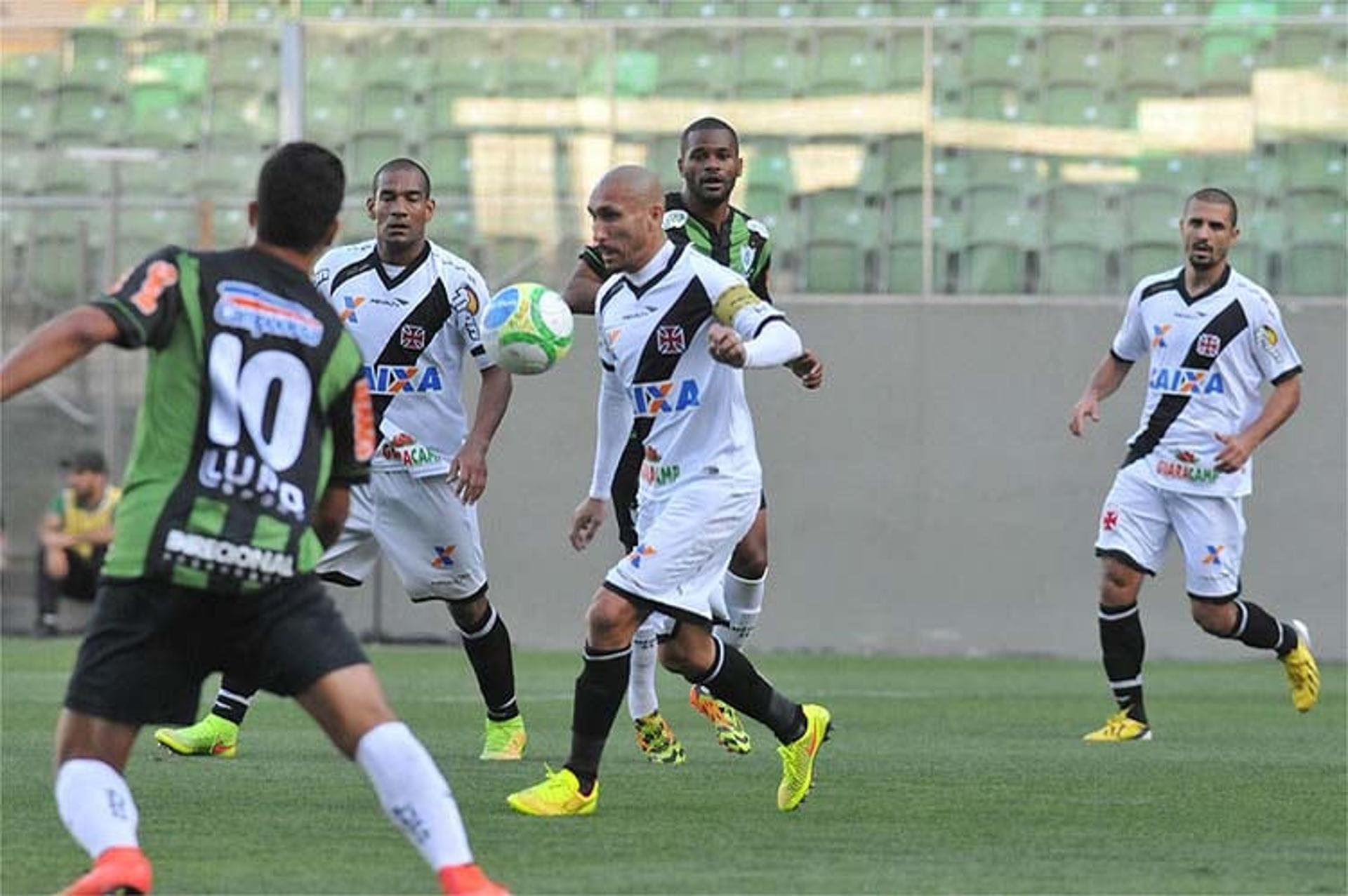 Vasco e América-MG se enfrentaram pela última vez na Série B de 2014. Confira os últimos resultados das equipes neste ano