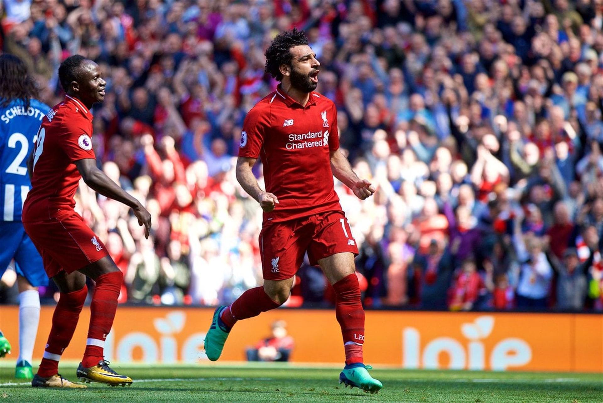 Liverpool x Brighton - Salah