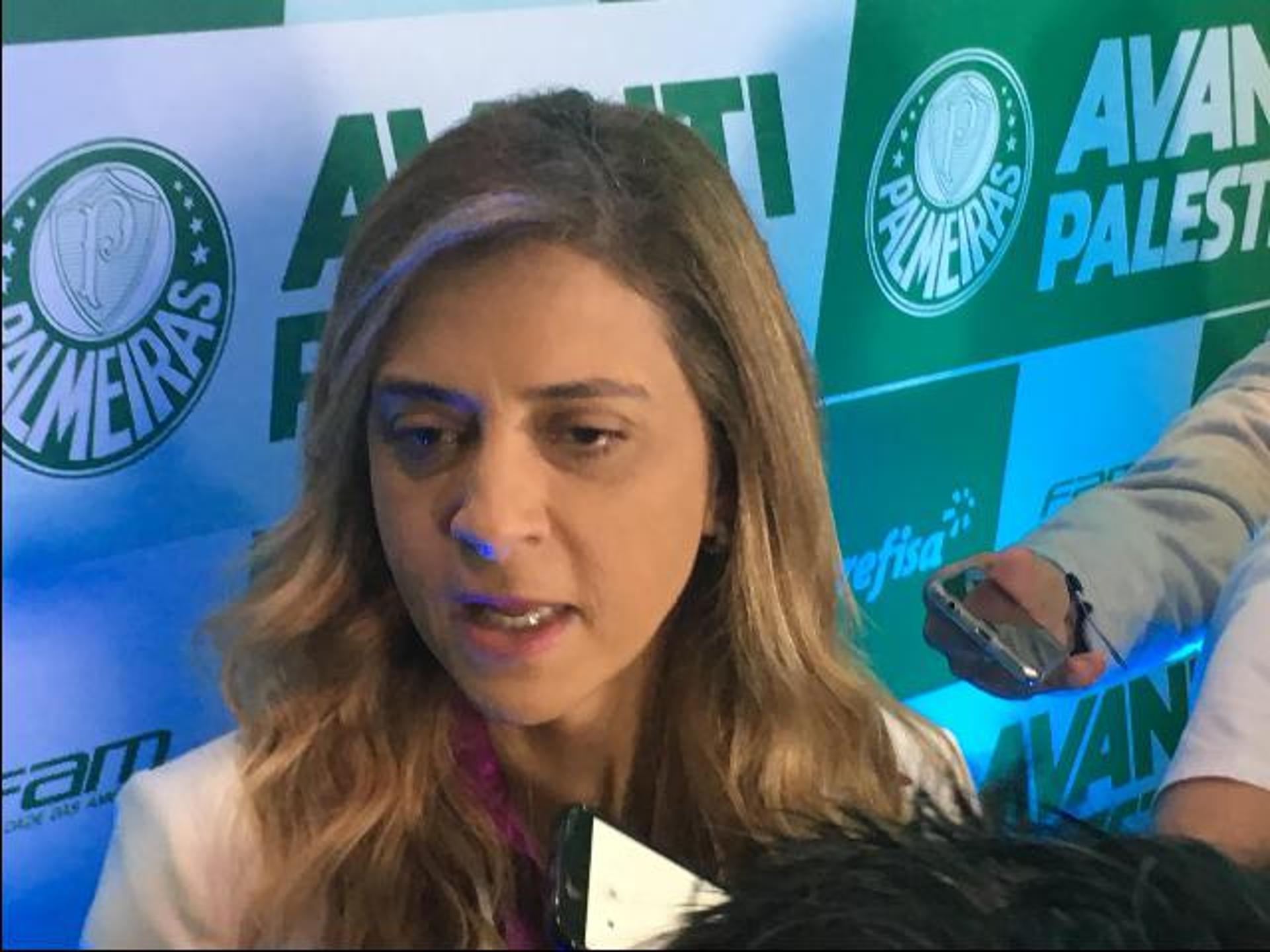 Leila Pereira em jantar em São Paulo