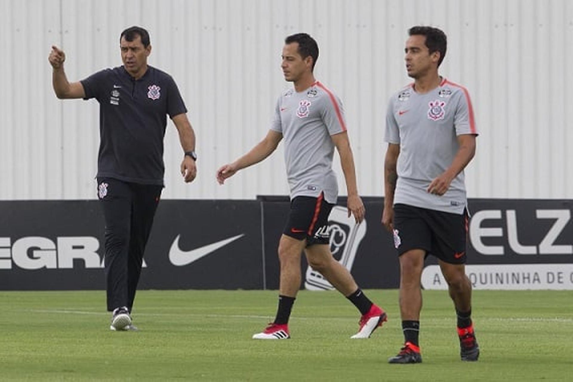 Fábio Carille, Rodriguinho e Jadson Corinthians