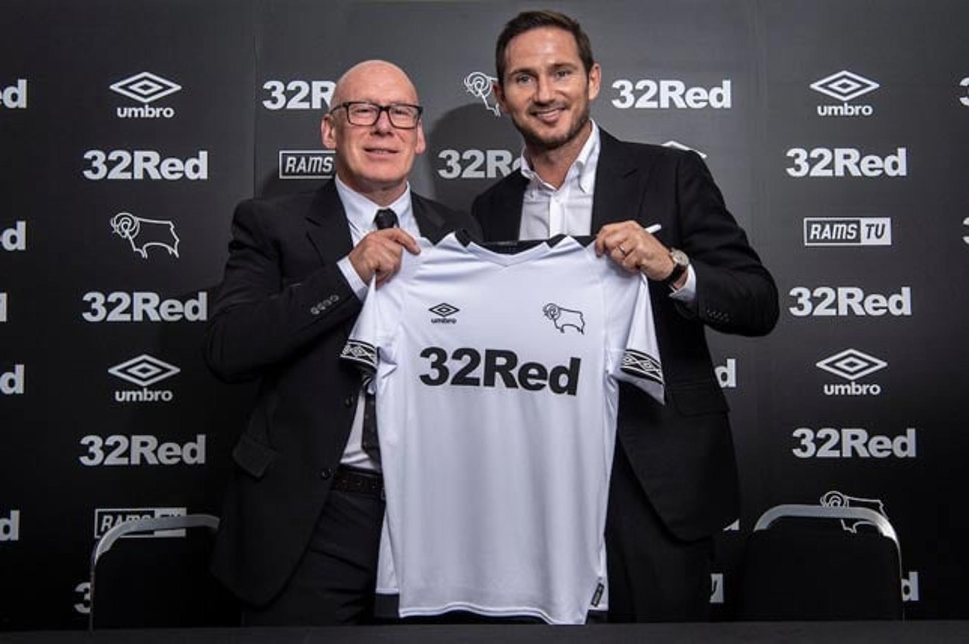 Lampard é o novo treinador do Derby County