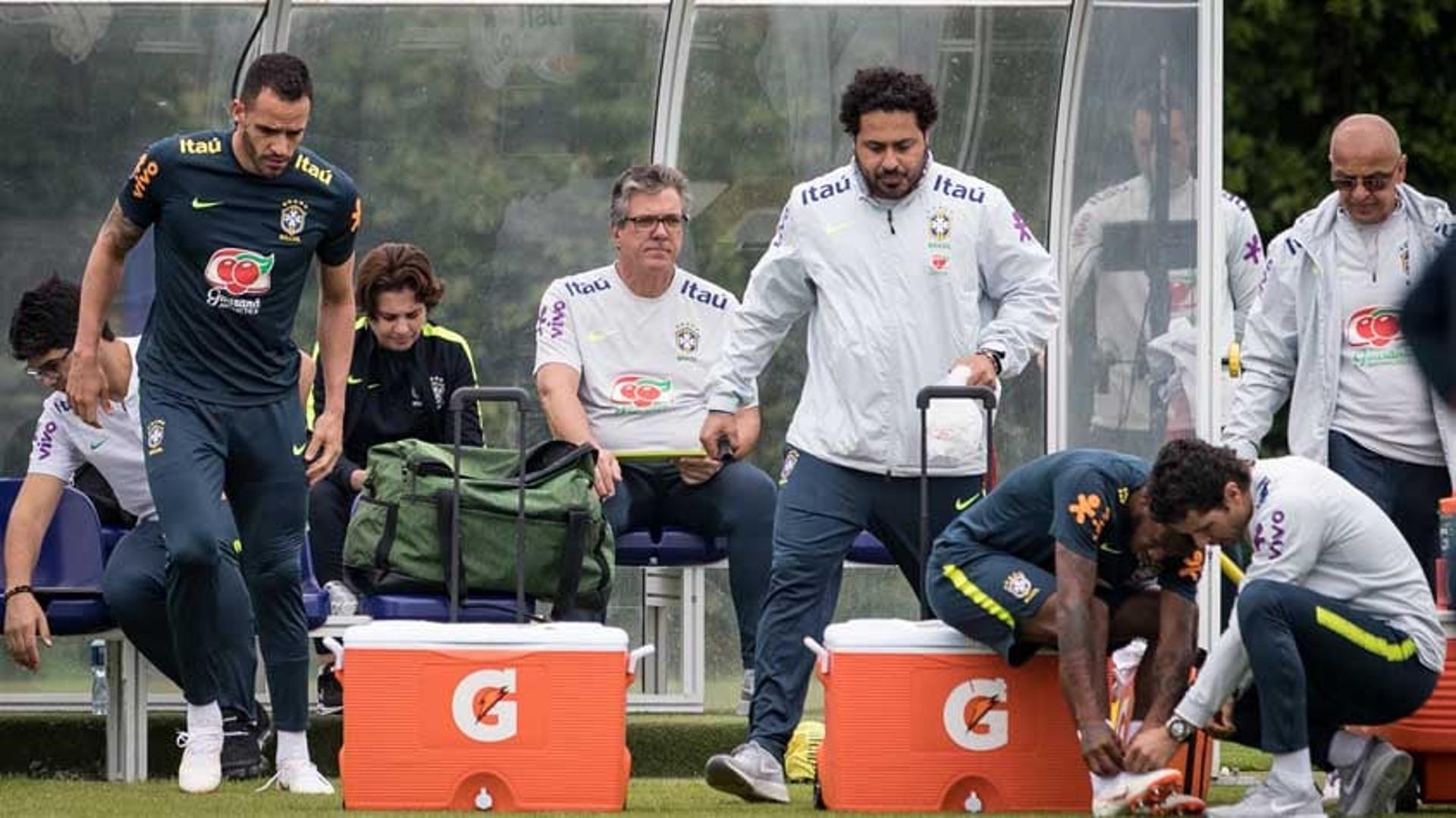 Treino seleção brasileira - Fred