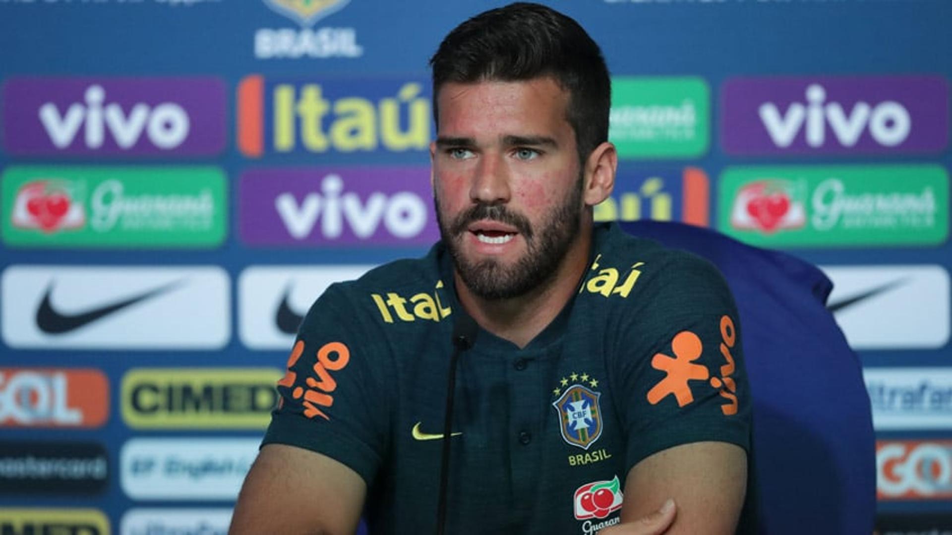 Alisson está com a Seleção Brasileira para a disputa da Copa do Mundo