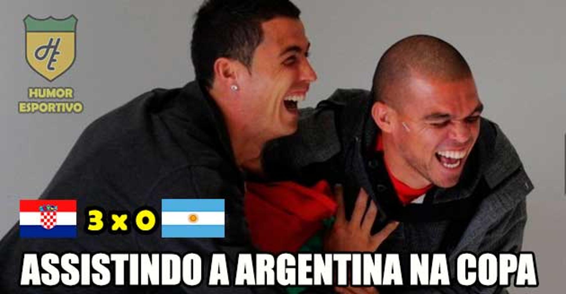 Humor na Copa: os memes de Croácia 3-0 Argentina