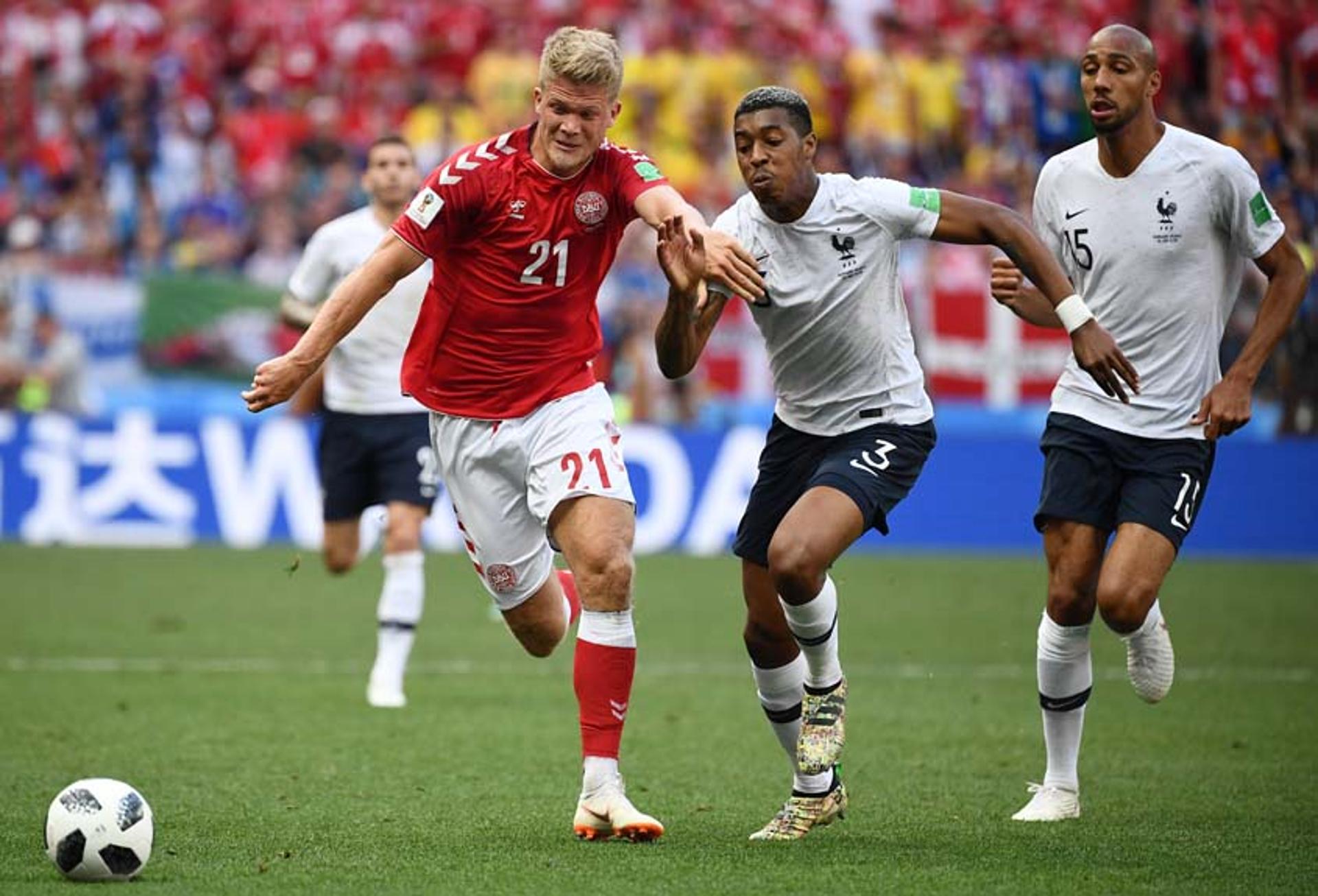 Dinamarca 0x0 França: veja imagens do jogo