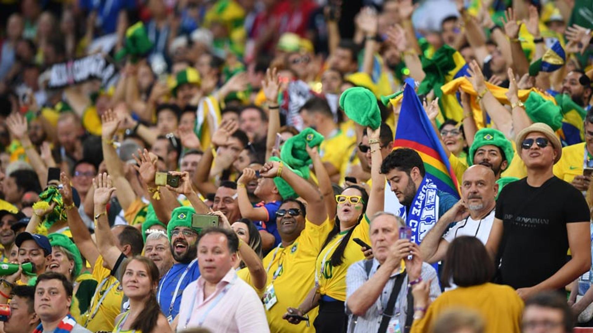 Torcida brasileira em Moscou