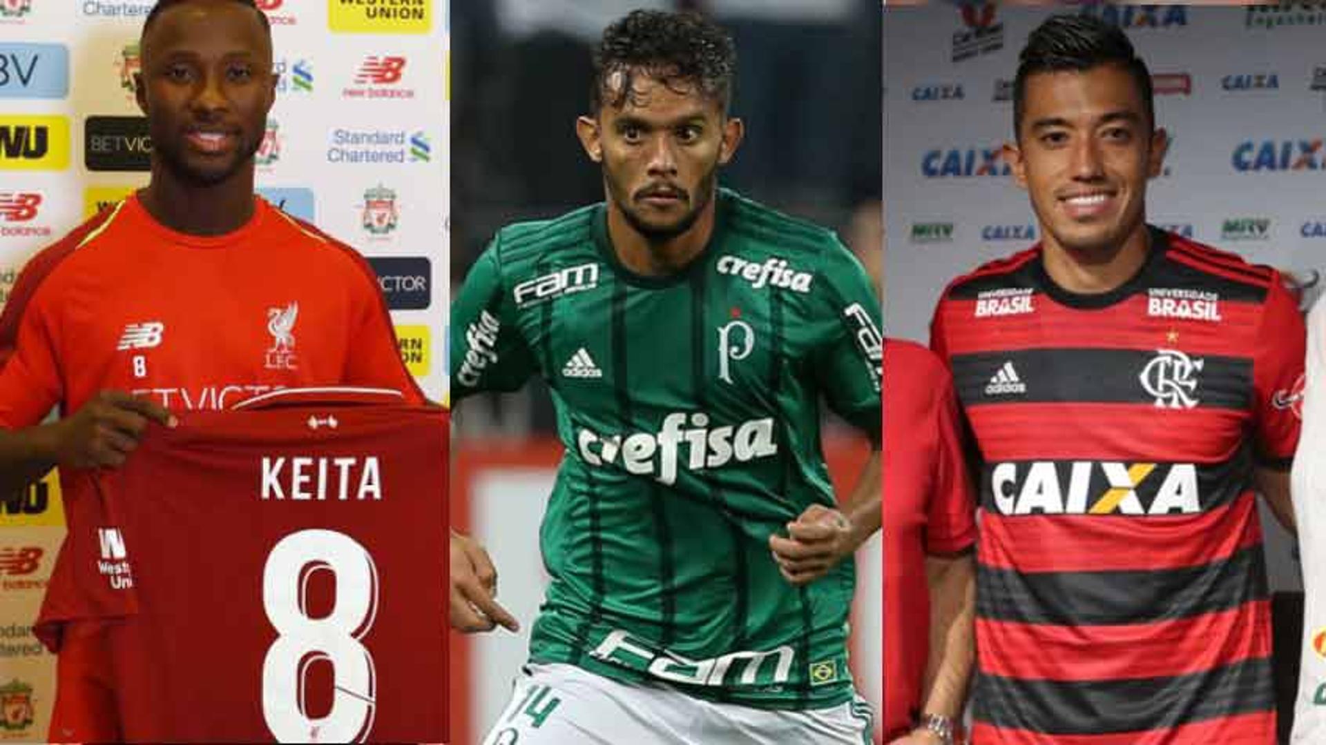 Dia de jogo da seleção brasileira na Copa do Mundo, mas o mercado de transferências continuou à todo vapor. O Liverpool finalmente apresentou Naby Keita, que veio do RB Leipzig. Gustavo Scarpa de volta ao Palmeiras e Uribe apresentado no Flamengo prometendo dupla com Henrique Dourado. Essas notícias e muitas outras, você fica sabendo agora no resumo do dia!