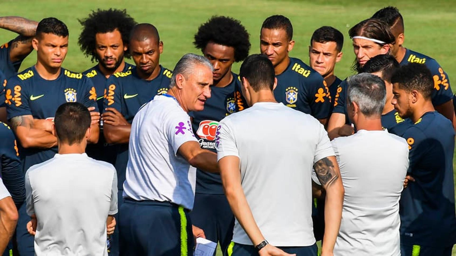 Treino da Seleção Brasileira