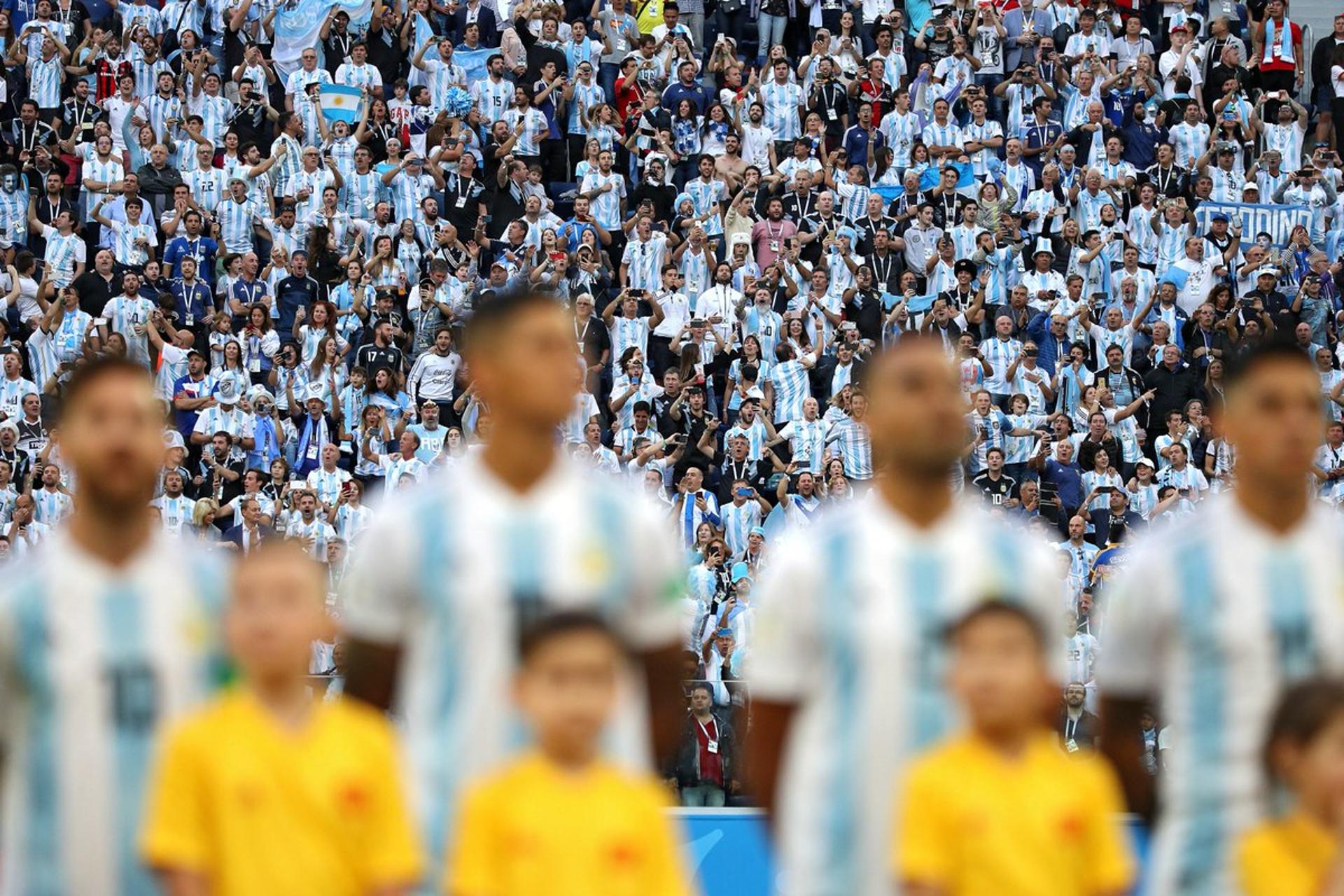 Torcida argentina na Rússia