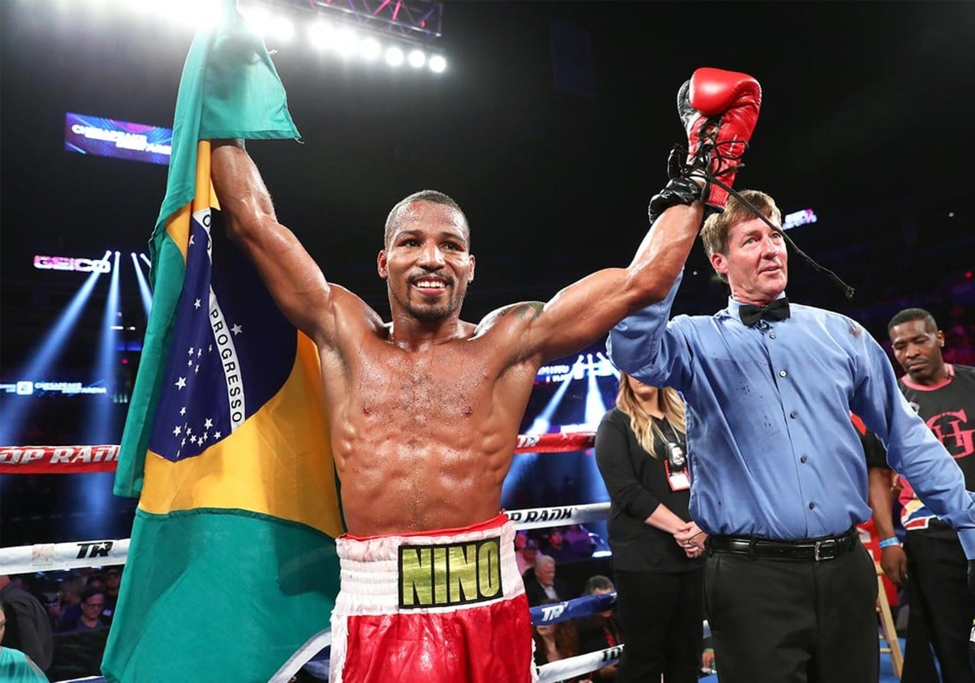 Robson Conceição chegou a oitava vitória seguida na carreira no Boxe profissional ( (Foto: Mikey Williams/Top Rank)