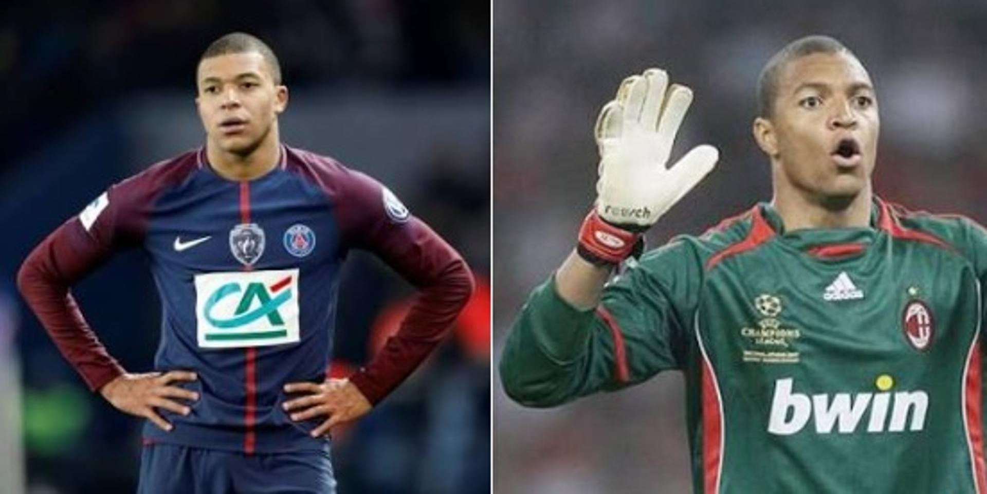 Pai e filho? Web brinca com semelhança entre Mbappé e Dida