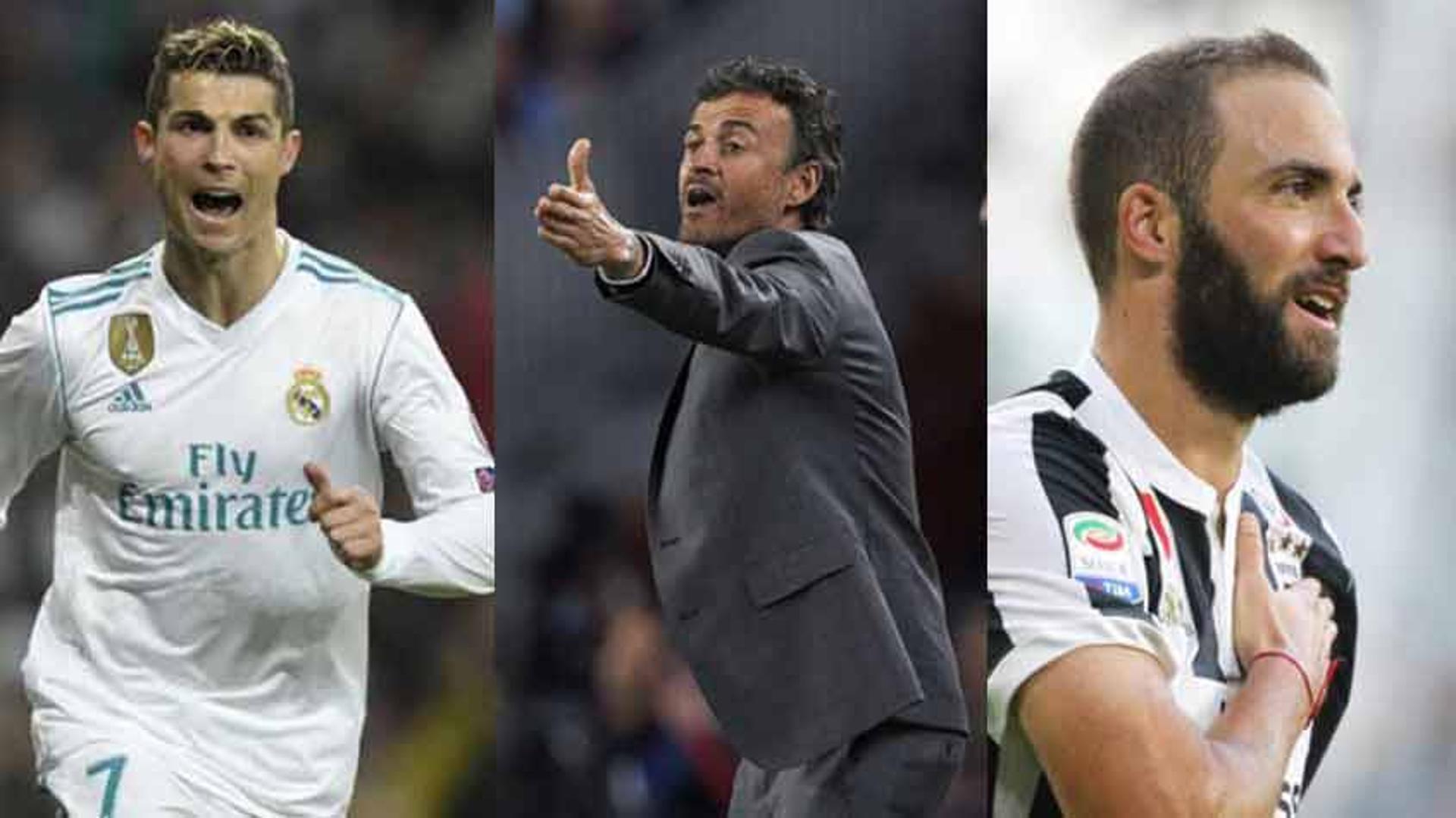 Dia sem jogos na Copa do Mundo, mas movimentado no mercado de transferências. O protagonismo fica por conta dele, Cristiano Ronaldo, que pode ficar no Real. Luis Enrique, ex-treinador do Barcelona, é o mais cotado para assumir a Espanha e o centroavante Higuaín, pode estar indo para a Inglaterra. Veja essas e mais no resumo do dia!