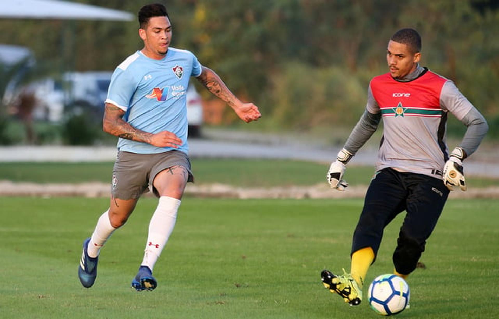 Luciano participou de jogo-treino com a Portuguesa-RJ