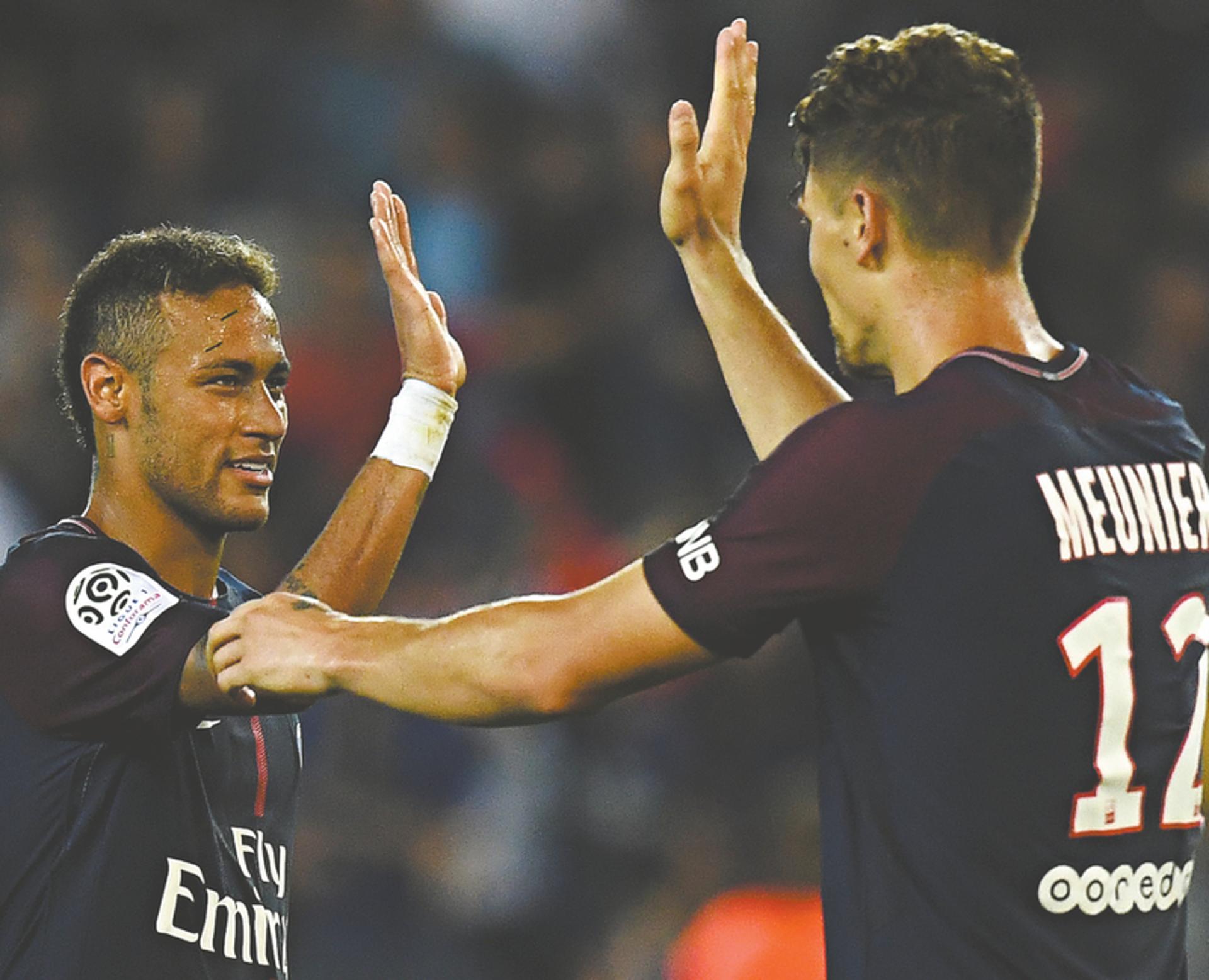 Neymar e Meunier