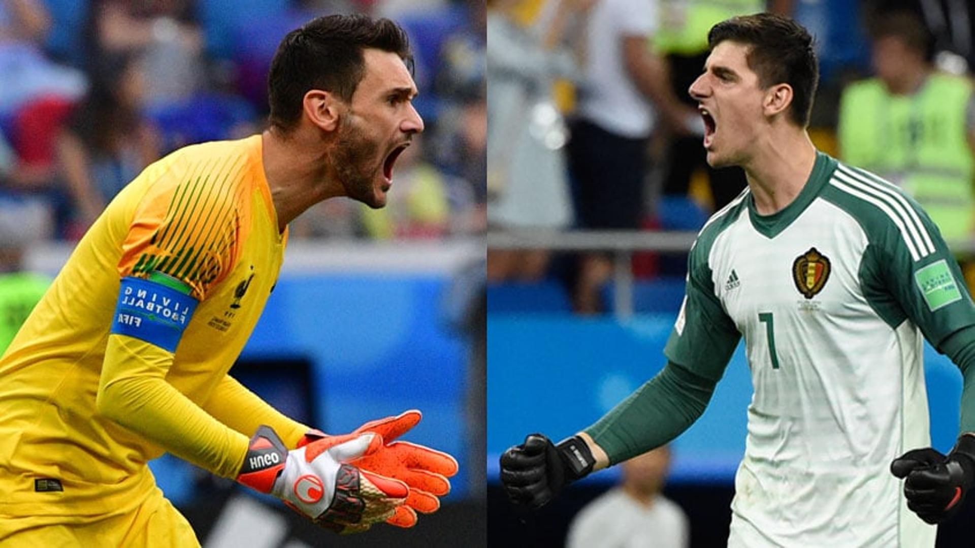 Veja imagens dos jogadores envolvidos no duelo entre França x Bélgica