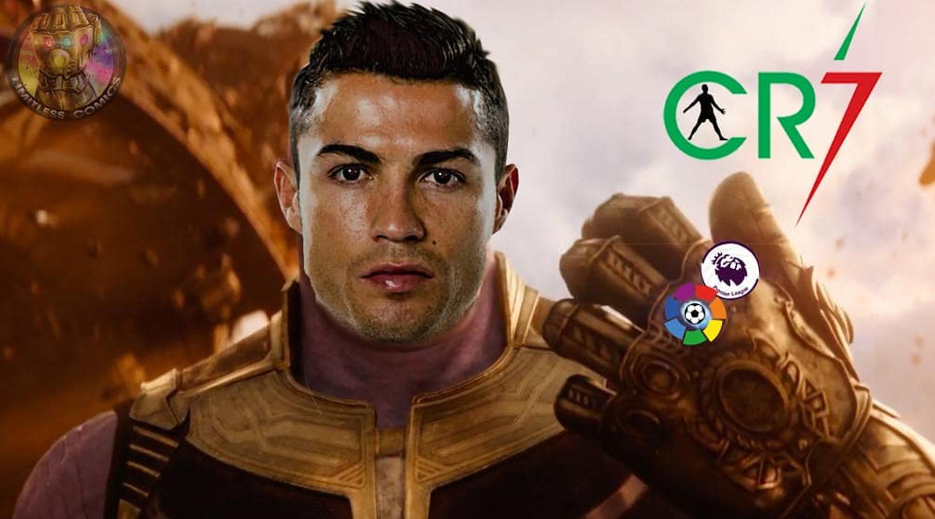 Saída de CR7 do Real Madrid rende brincadeiras nas redes