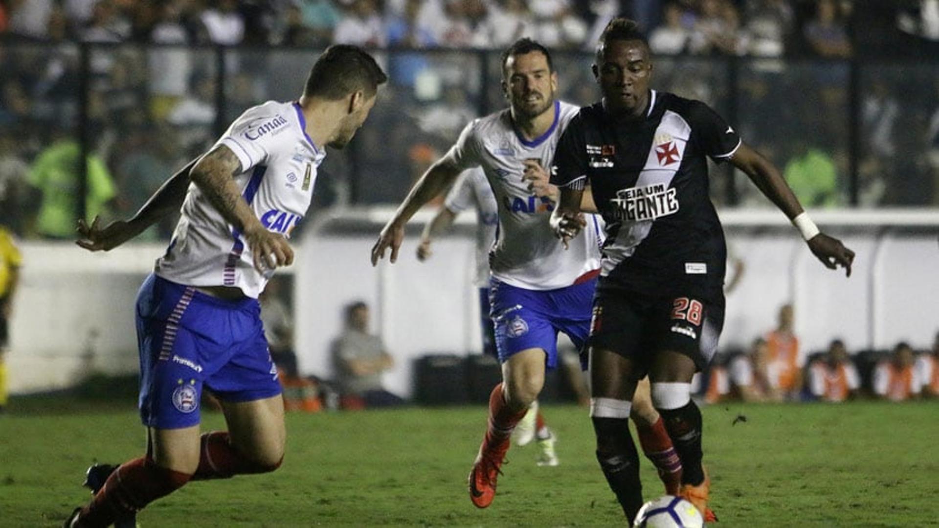 Vasco 2 x 0 Bahia - último encontro aconteceu em 16 de julho, em São Januário, pela Copa do Brasil, com o Vasco caindo