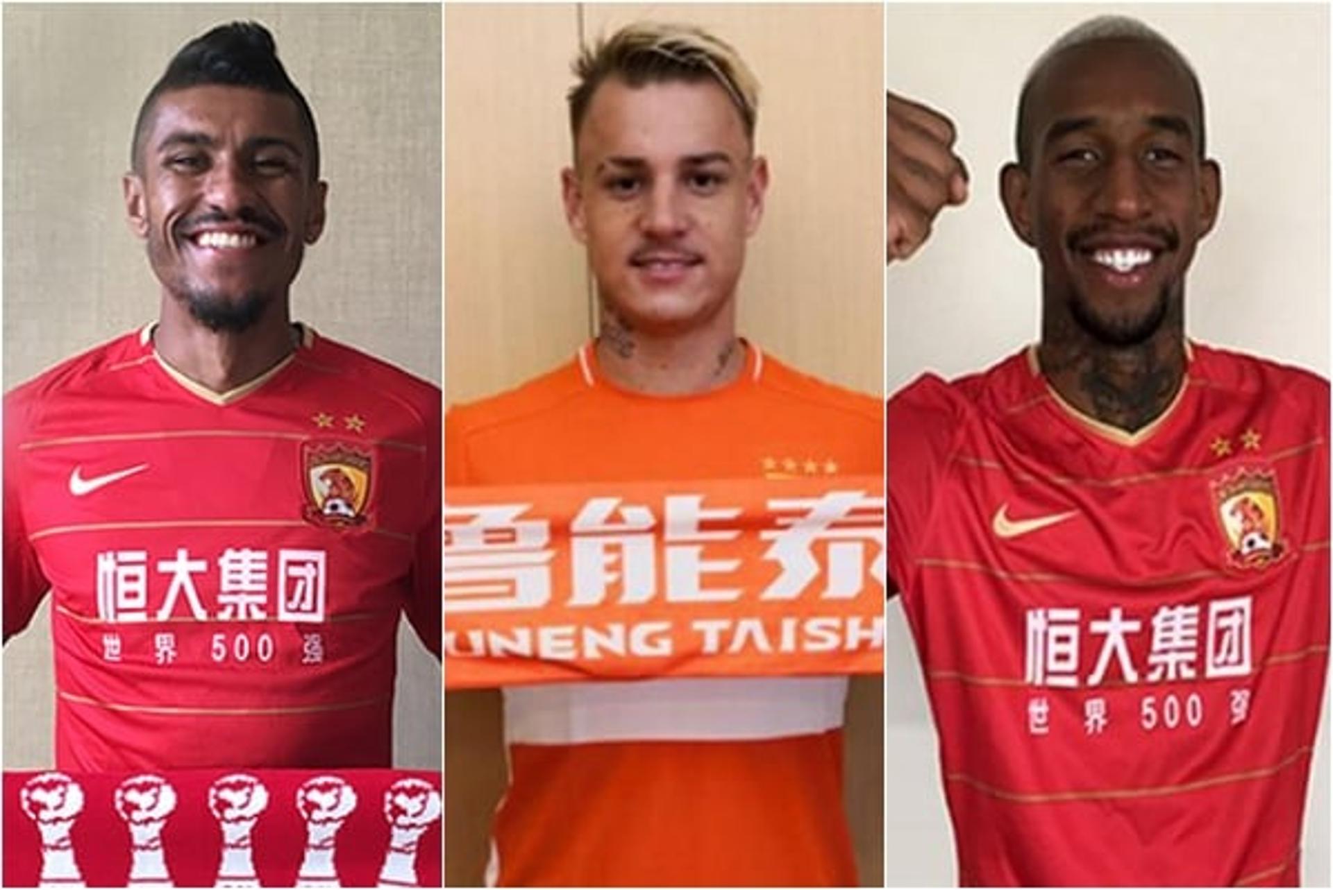 Paulinho ficou uma temporada no Barcelona e voltou ao Guangzhou Evergrand, mesmo destino de Talisca. Os dois se juntam a Ricardo Goulart e Alan. Já Roger Guedes se juntou ao Shandong Luneng, mesma equipe de Gil e Diego Tardelli. O LANCE! listou todos os brasucas por lá. Veja: