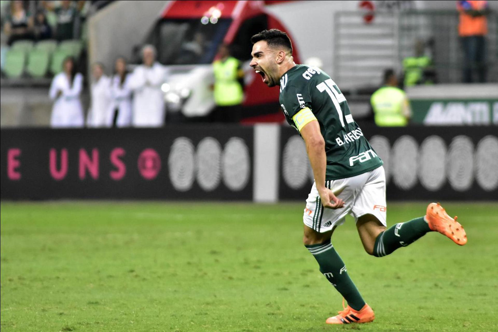 GALERIA: As imagens de Palmeiras 3 x 2 Atlético-MG. Bruno Henrique comemora gol da vitória alviverde