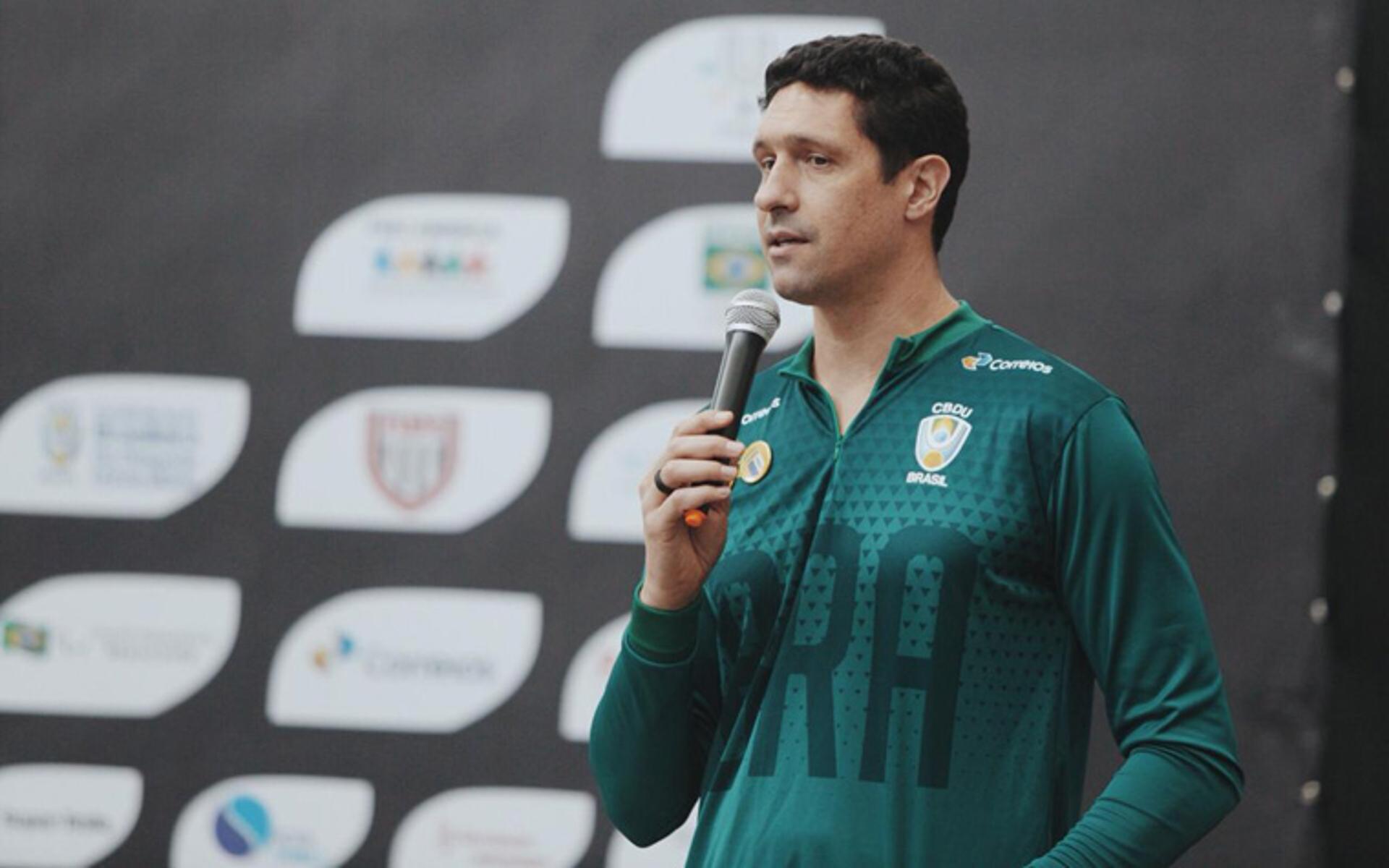 Gustavo Borges durante o&nbsp;FISU America Games