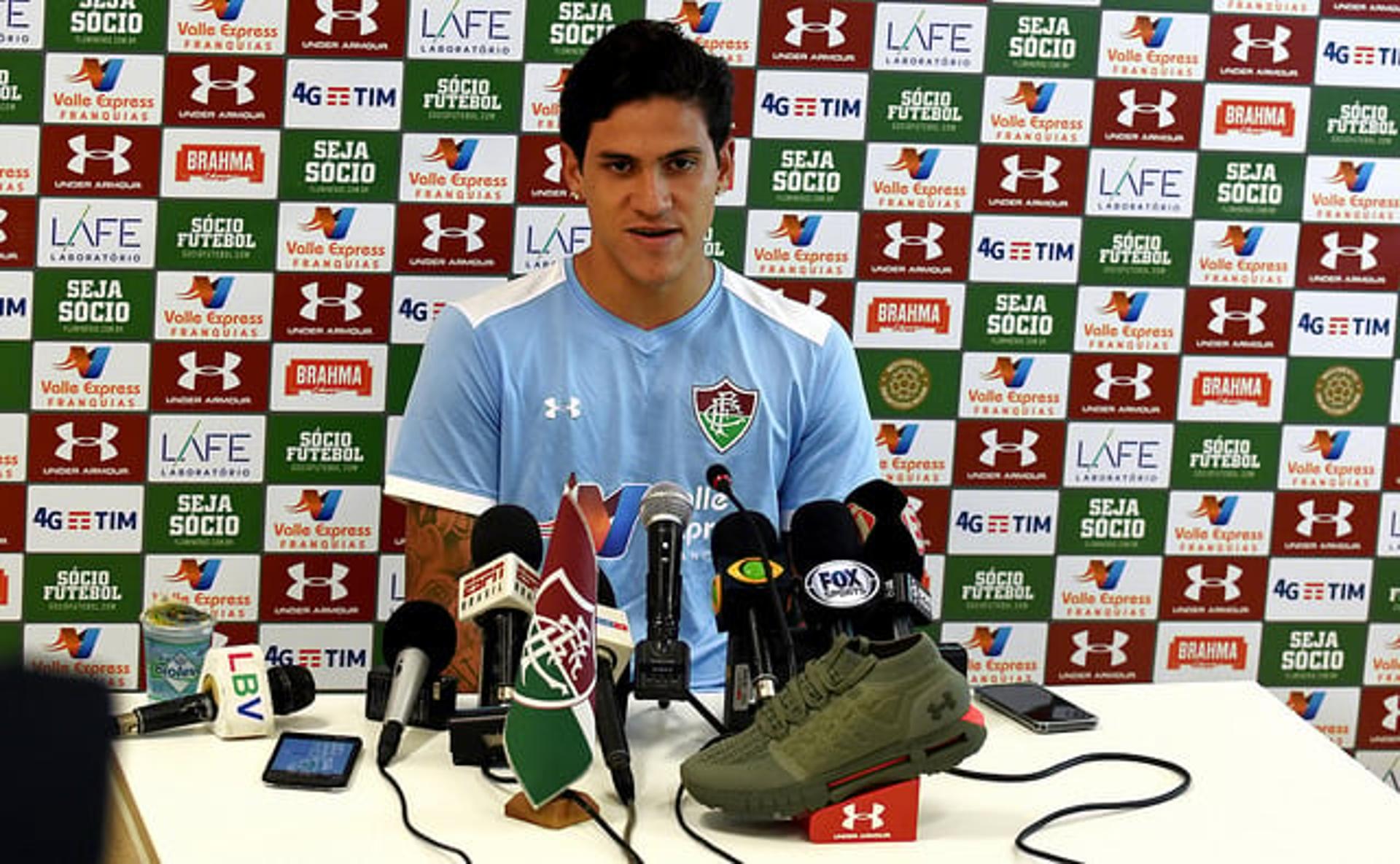 Pedro - Coletiva do Fluminense