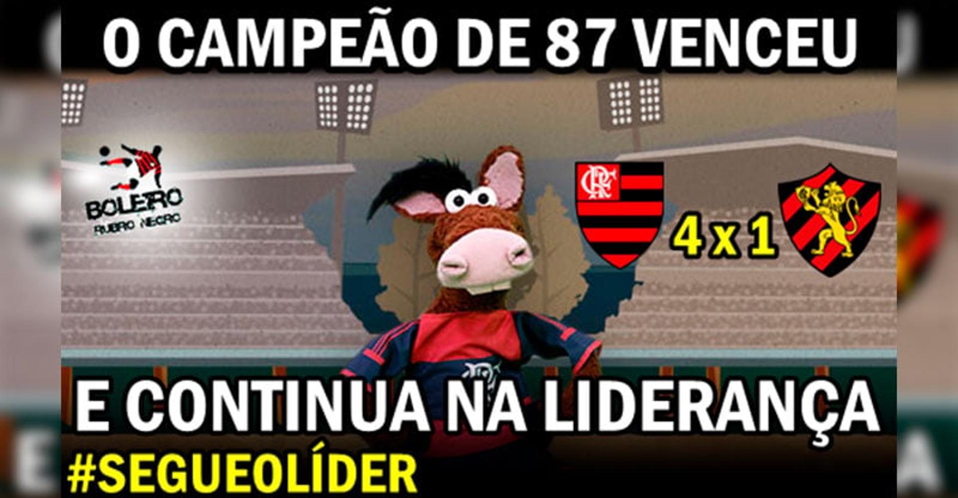 Os melhores memes de Flamengo 4 - 1 Sport