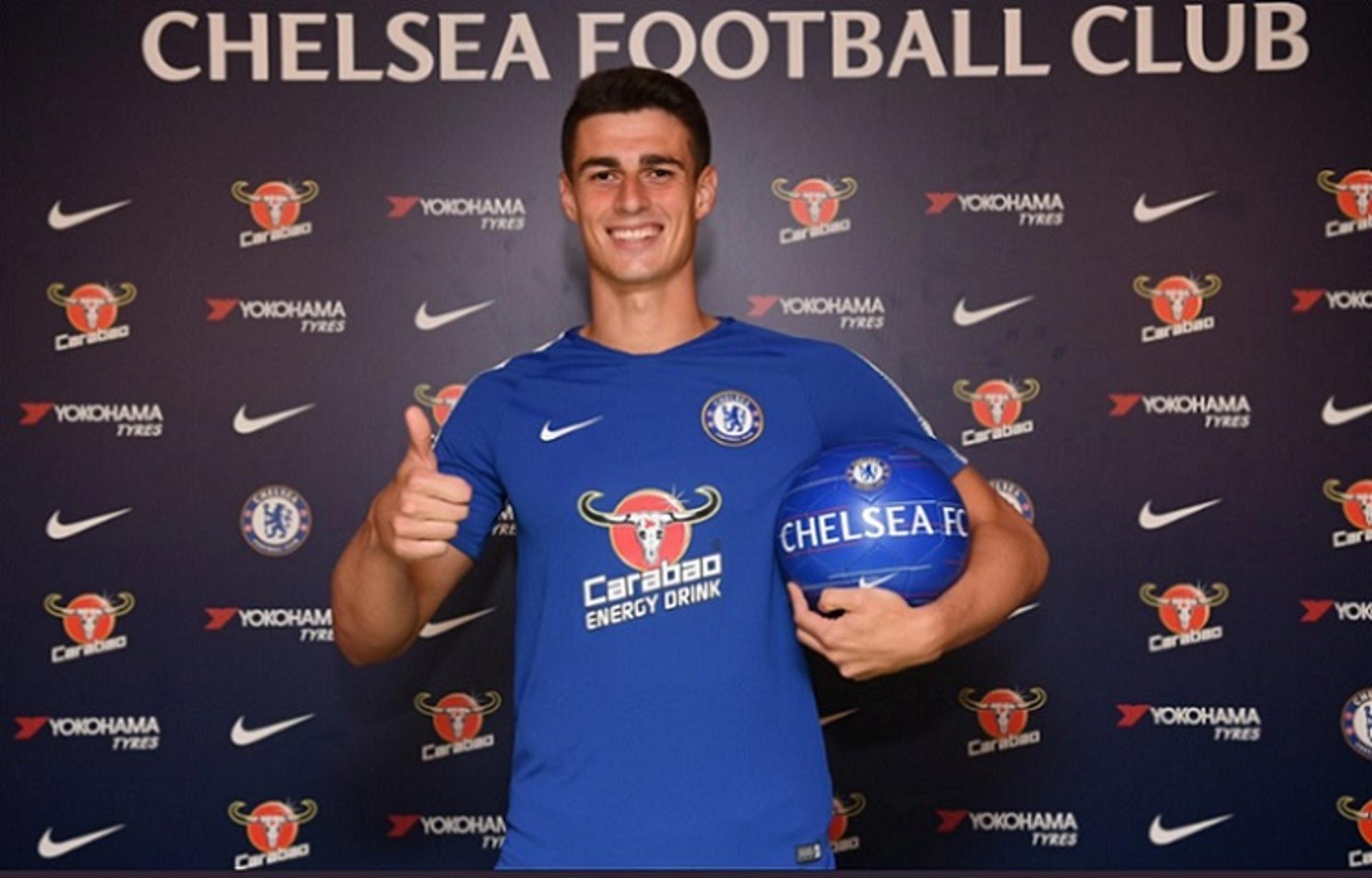 O goleiro Kepa também foi apresentado pelo Chelsea nesta quinta-feira. O jogador ressaltou a felicidade de enfrentar esse novo desafio e disse que quer conquistar muito títulos com o clube londrino.