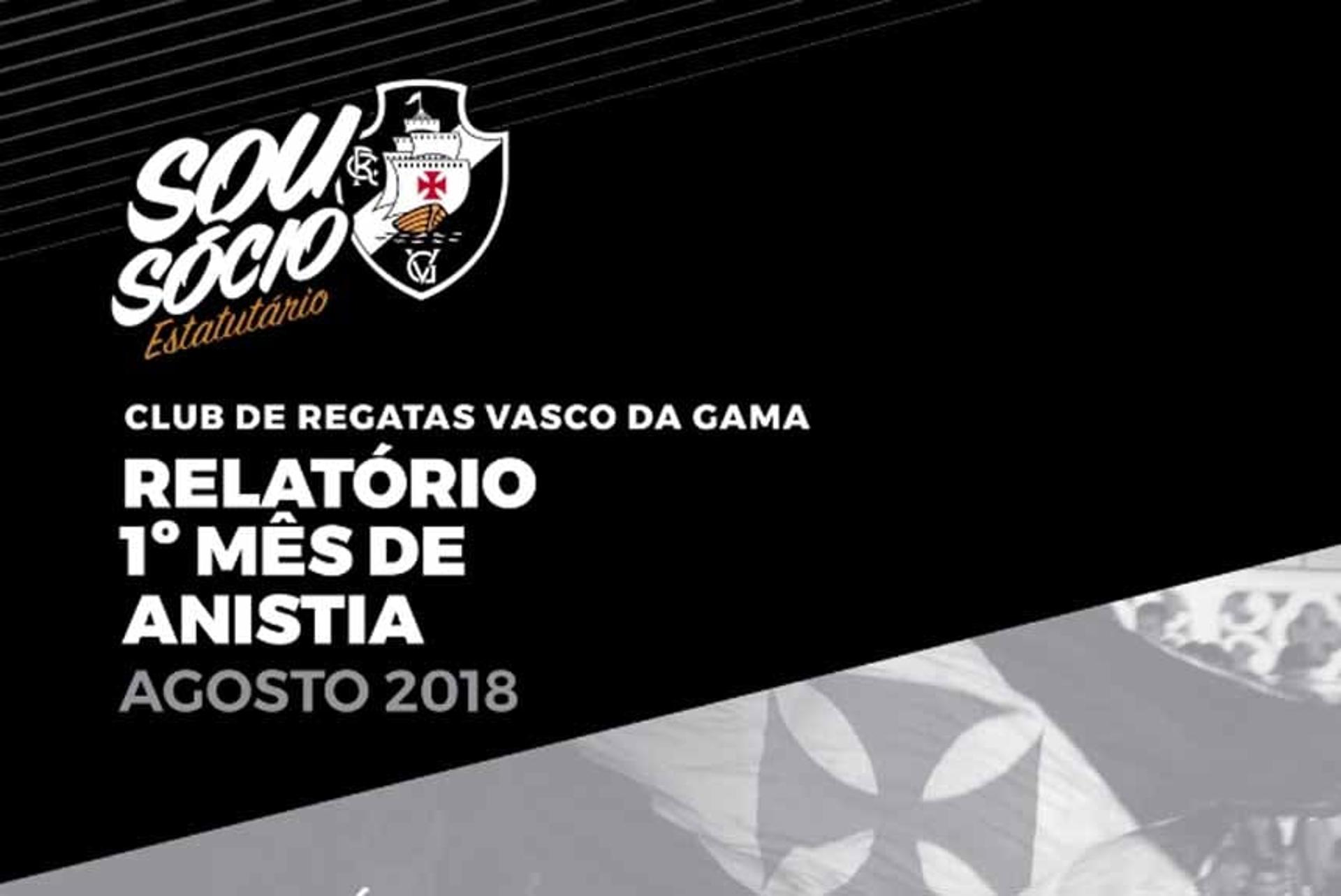 Vasco divulgou detalhes do primeiro mês do programa de anistia. Confira a seguir a galeria especial do LANCE!