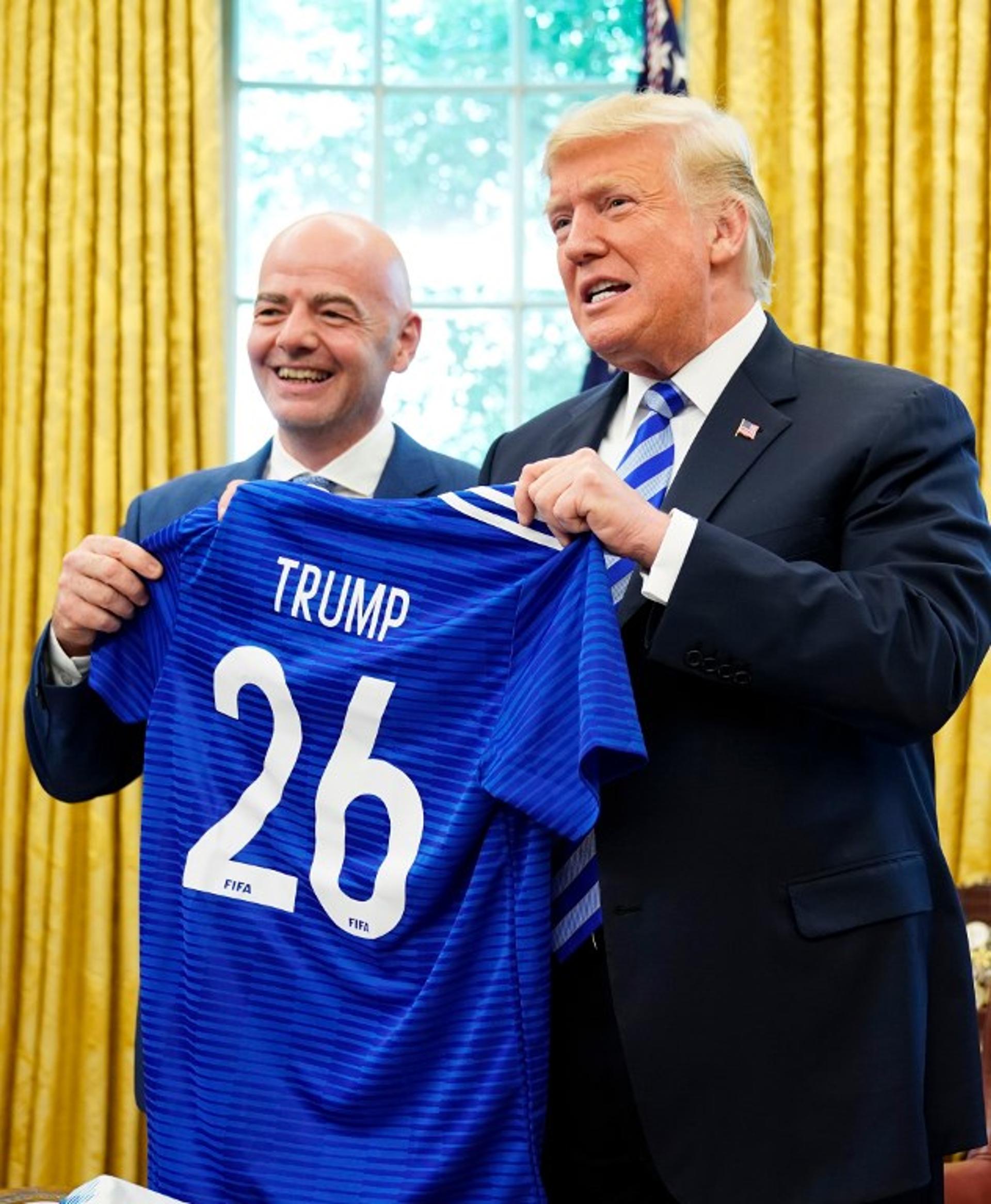 Trump e Infantino