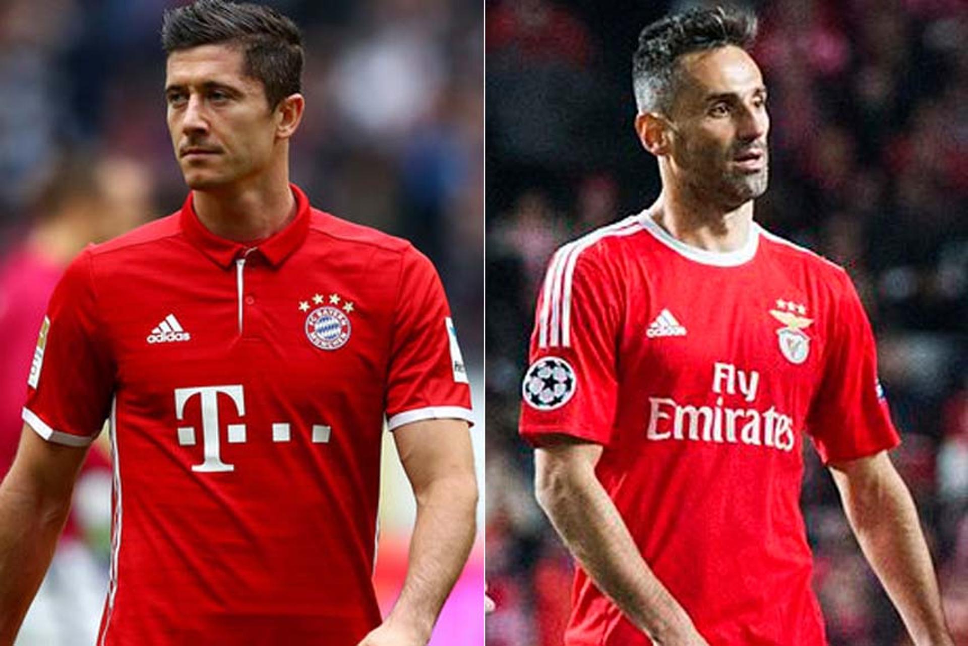 Bayern (Lewandowski) x Benfica (Jonas)