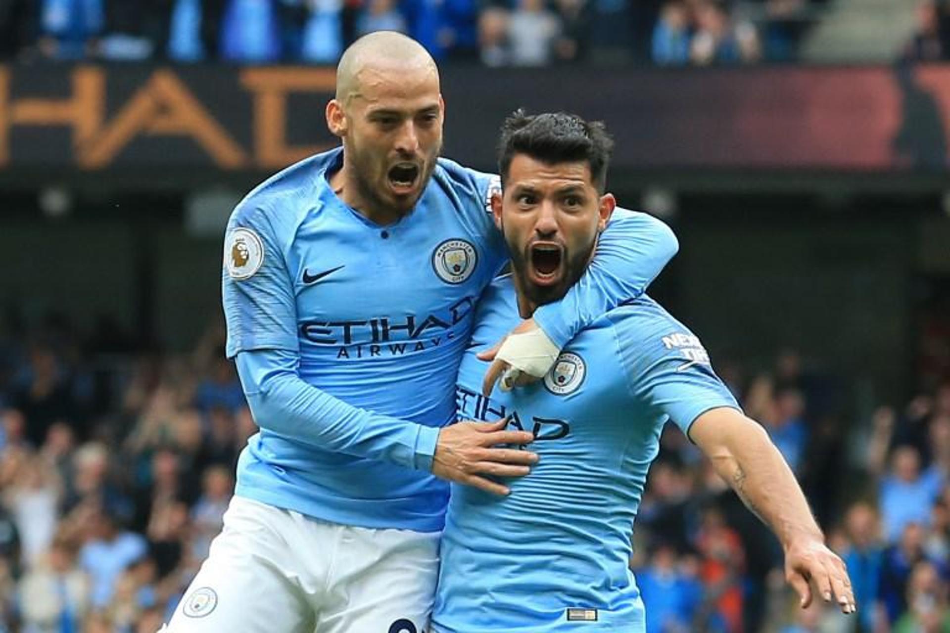 Manchester City - Aguero e David Silva