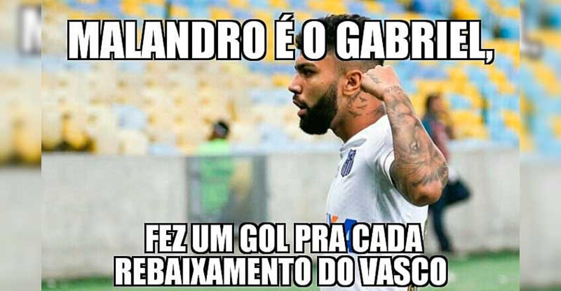 Os melhores memes de Vasco 0 x 3 Santos